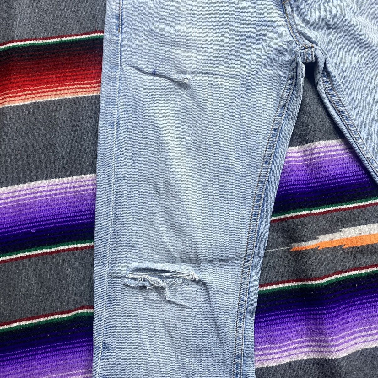 Levi's Vintage Levi’s 527 Flare Distressed Denim Size US 31 - 5 Thumbnail