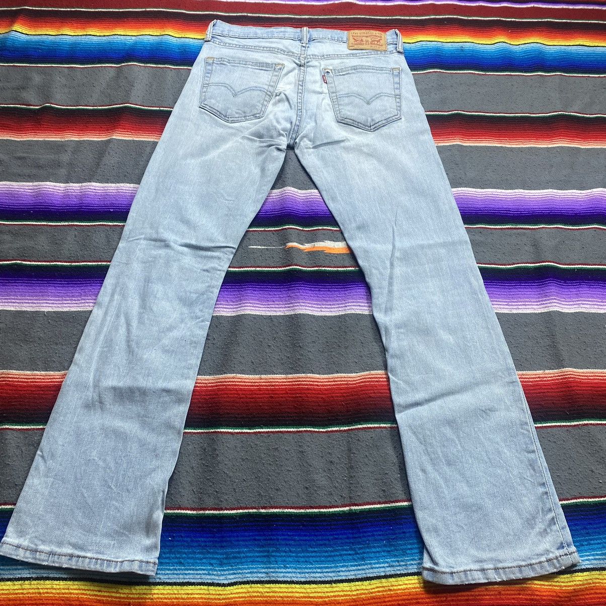 Levi's Vintage Levi’s 527 Flare Distressed Denim Size US 31 - 10 Thumbnail