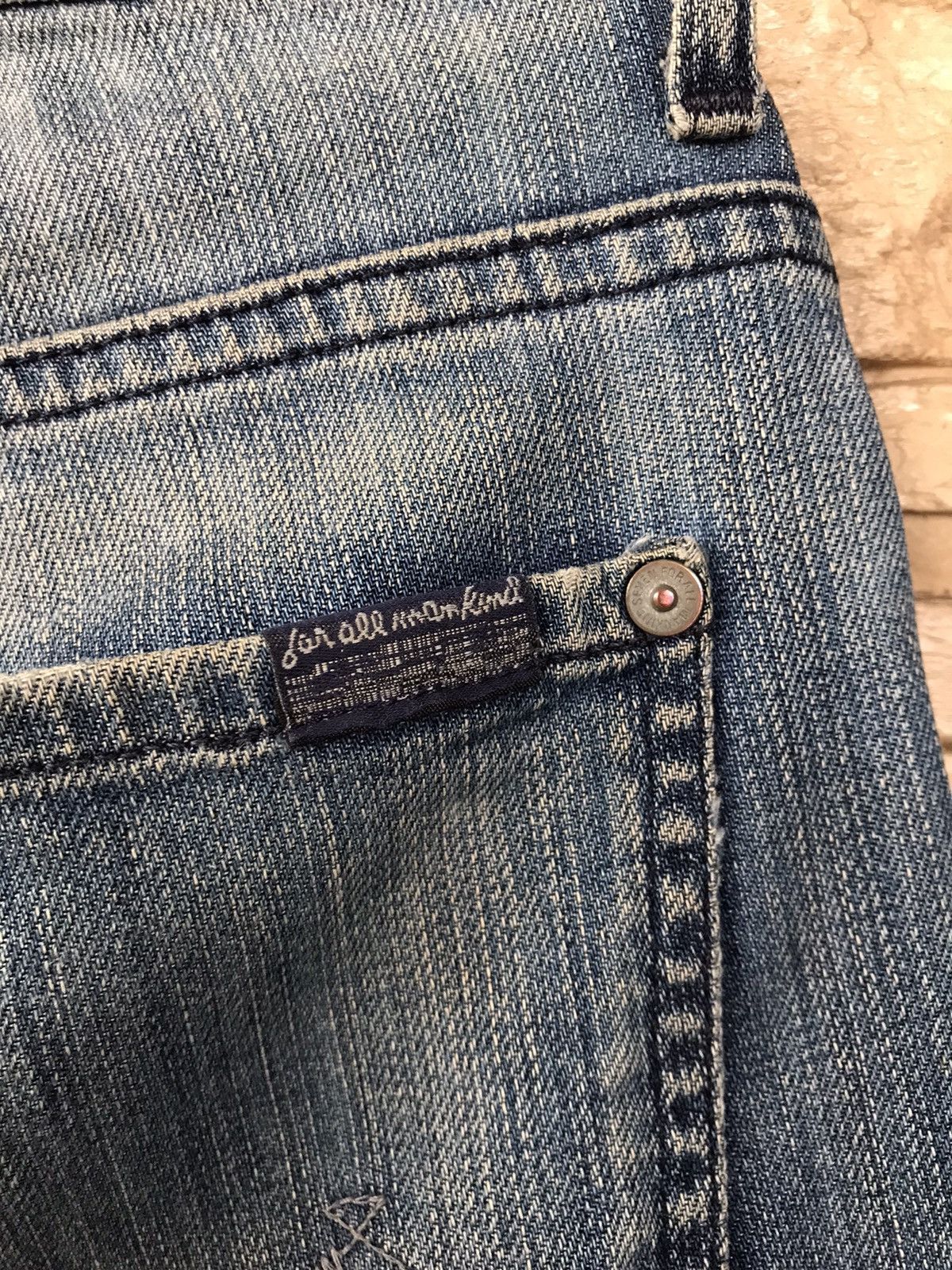7 For All Mankind 7 For All Mankind Distressed Jeans lgb ifsixwasnine Size US 33 - 14 Thumbnail