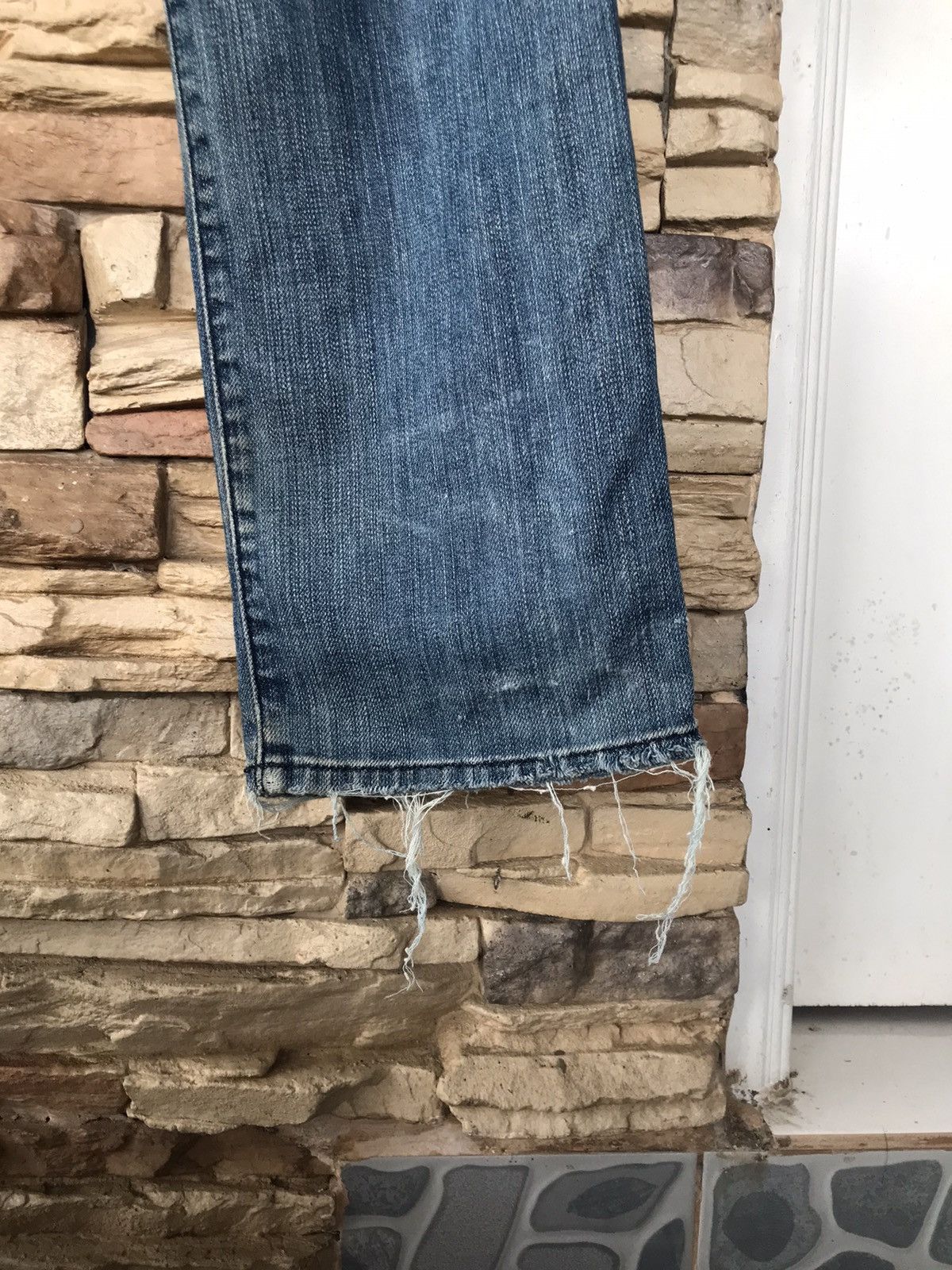 7 For All Mankind 7 For All Mankind Distressed Jeans lgb ifsixwasnine Size US 33 - 9 Thumbnail