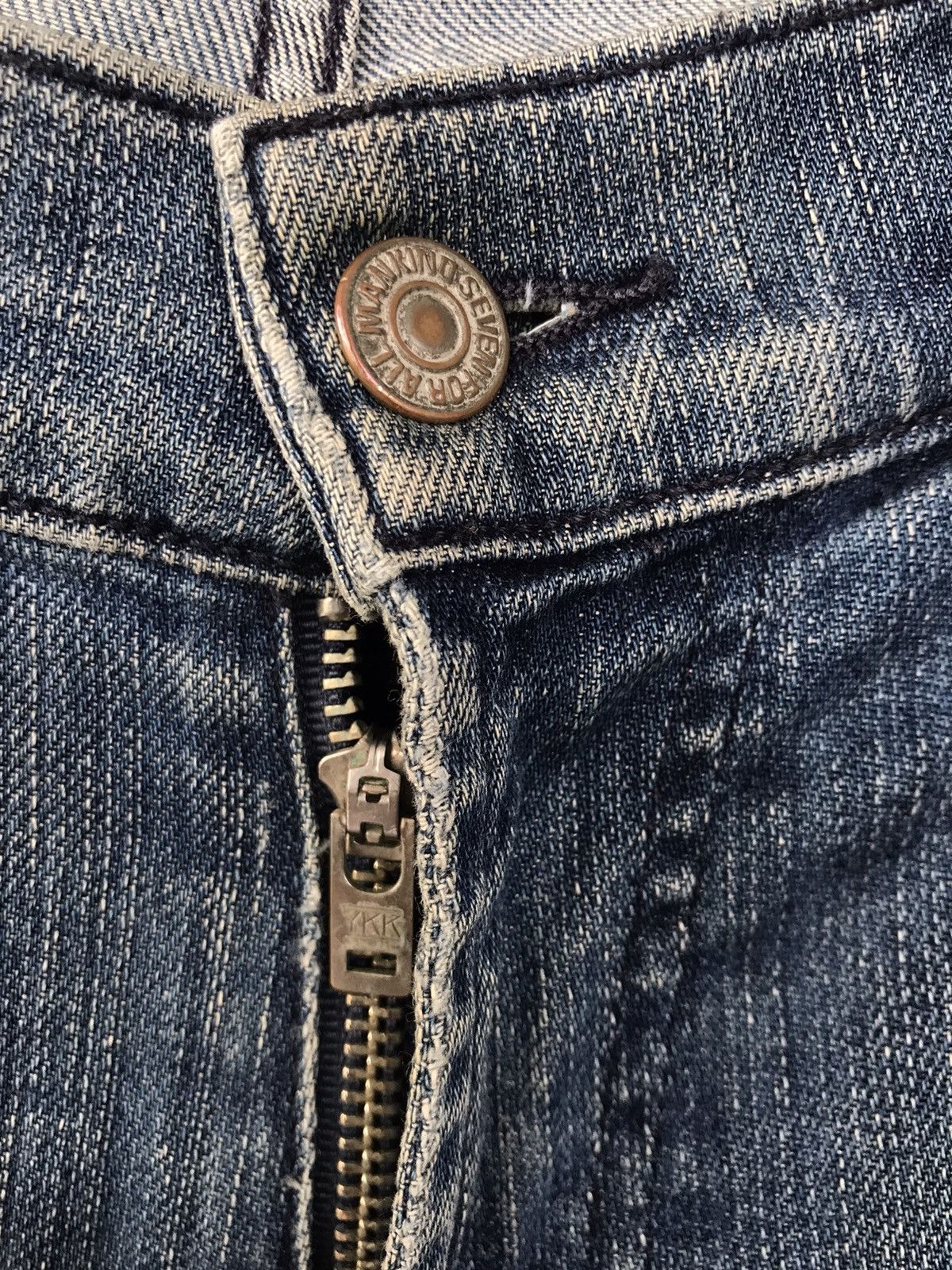 7 For All Mankind 7 For All Mankind Distressed Jeans lgb ifsixwasnine Size US 33 - 7 Thumbnail