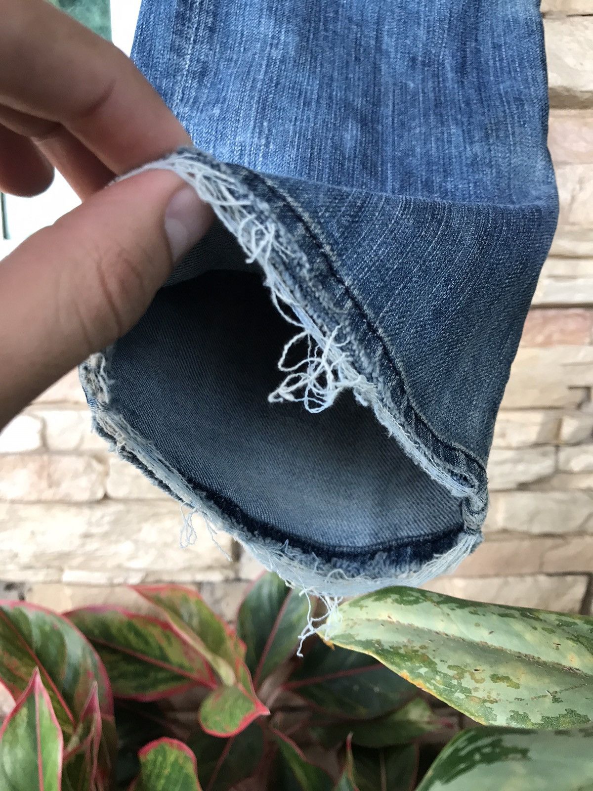 7 For All Mankind 7 For All Mankind Distressed Jeans lgb ifsixwasnine Size US 33 - 11 Thumbnail