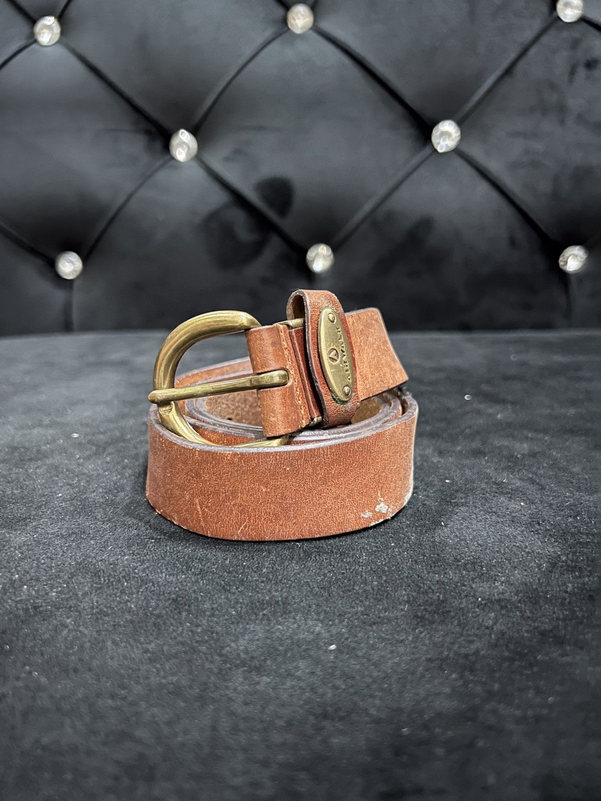 Airwalk Airwalk Leather Buckle Belt Size ONE SIZE - 3 Thumbnail