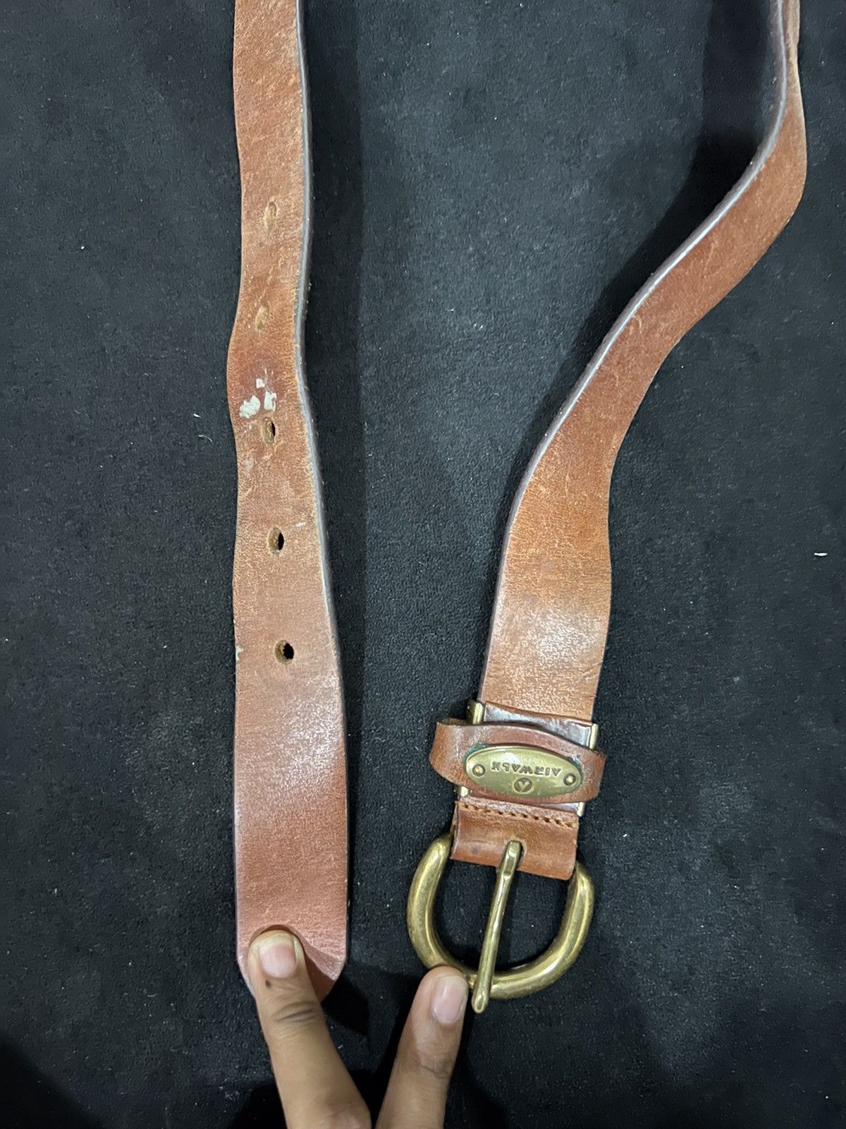 Airwalk Airwalk Leather Buckle Belt Size ONE SIZE - 8 Thumbnail