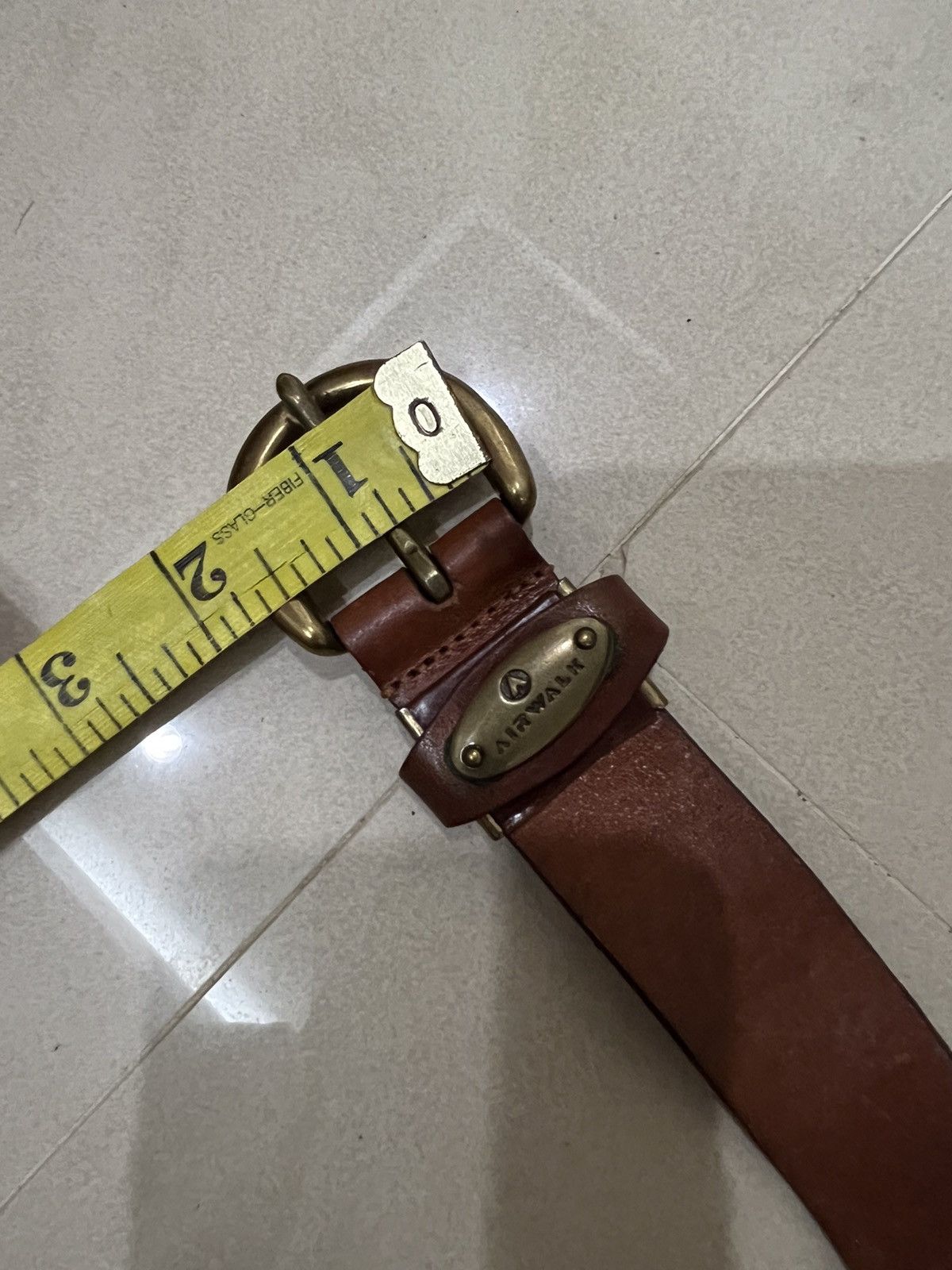 Airwalk Airwalk Leather Buckle Belt Size ONE SIZE - 15 Thumbnail
