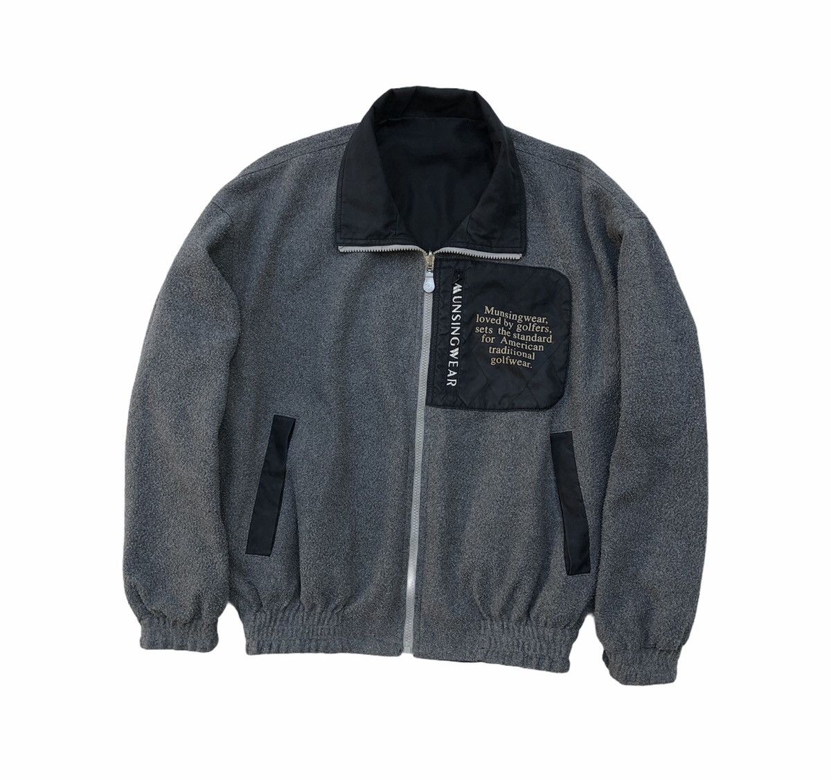 Vintage Munsingwear Grand Slam Reversible Fleece Jacket