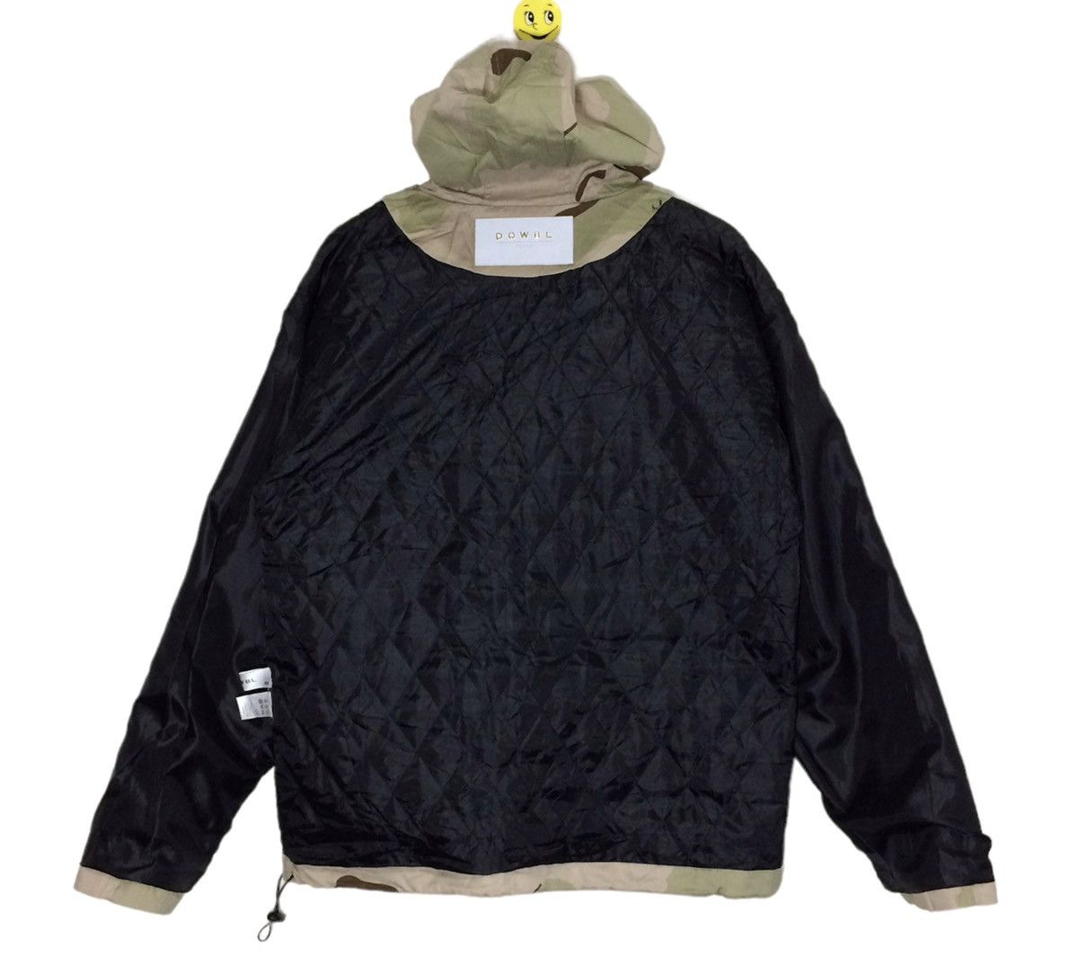 Japanese Brand Rare DOWBL TOKYO half Zipper Hoodie Anorak Jacket Camo Biege Size US M / EU 48-50 / 2 - 10 Thumbnail