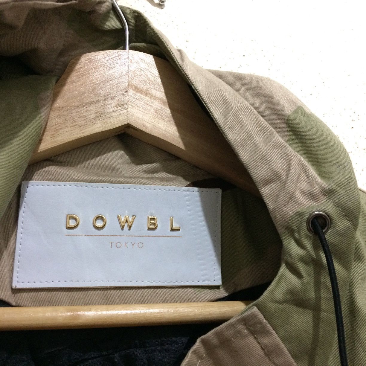 Japanese Brand Rare DOWBL TOKYO half Zipper Hoodie Anorak Jacket Camo Biege Size US M / EU 48-50 / 2 - 6 Thumbnail