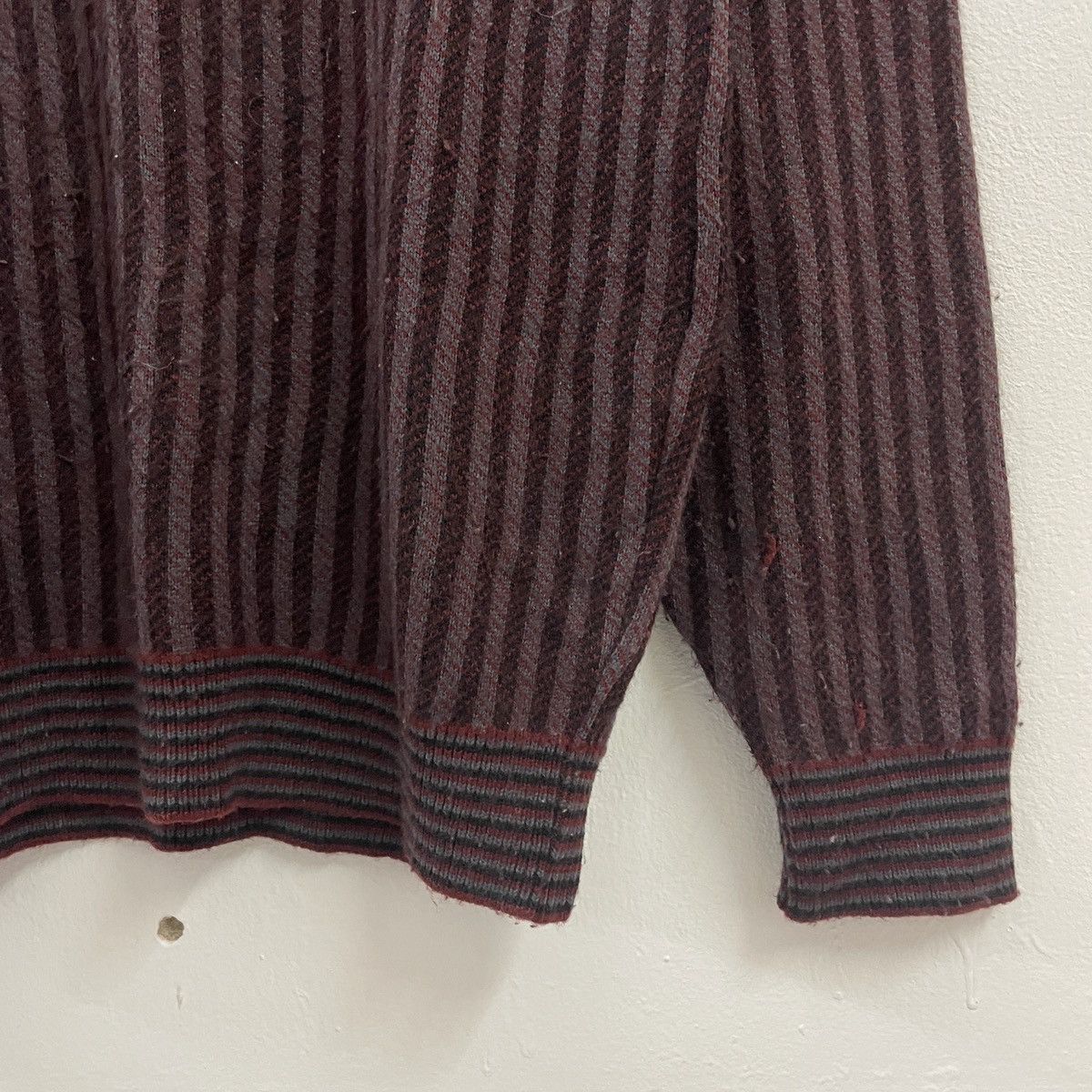 Aran Isles Knitwear × Other Vintage Aqua Cross Crewneck Jumper Knitwear Size US M / EU 48-50 / 2 - 2 Thumbnail