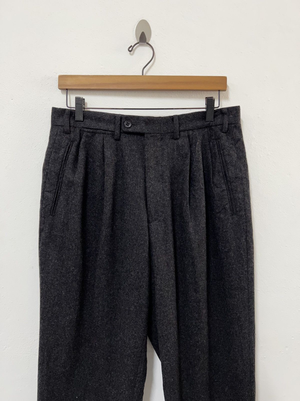 Hiroko Koshino Homme Hiroko Koshino Wool Pant Size US 32 / EU 48 - 3 Thumbnail
