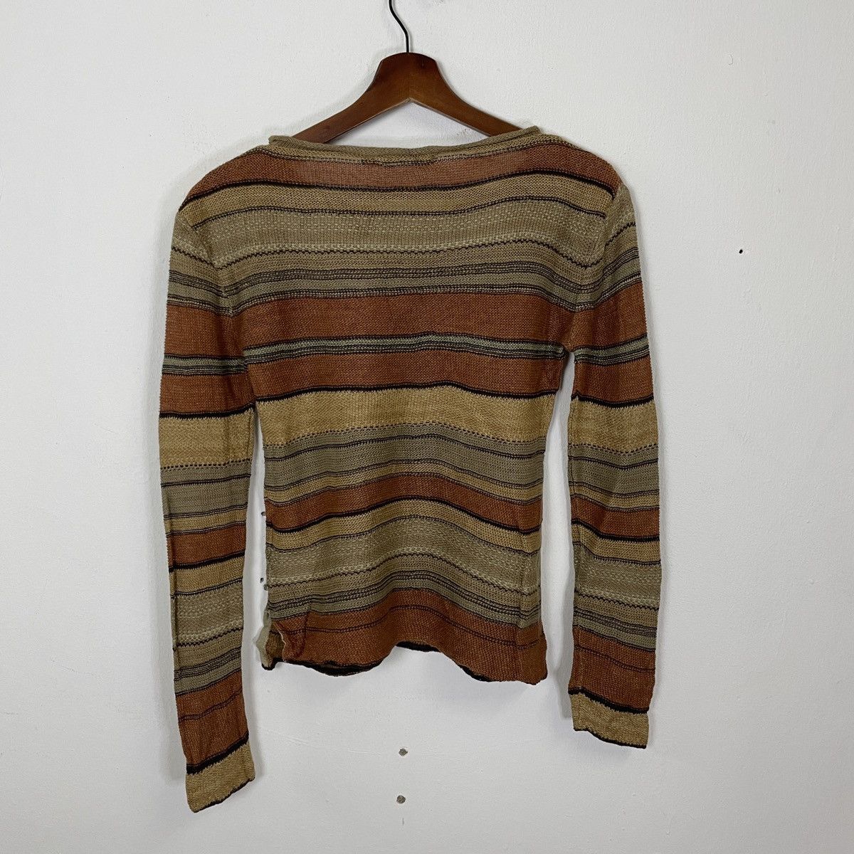 Ralph Lauren Vintage Ralph Lauren Drawstring Honeycomb Unisex Knitwear Size US XXS / EU 40 - 7 Thumbnail