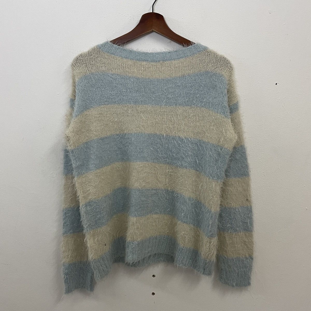Aran Isles Knitwear × Other Cleft De Sol Stripe Conhet Mohair Knitwear Size US S / EU 44-46 / 1 - 8 Thumbnail