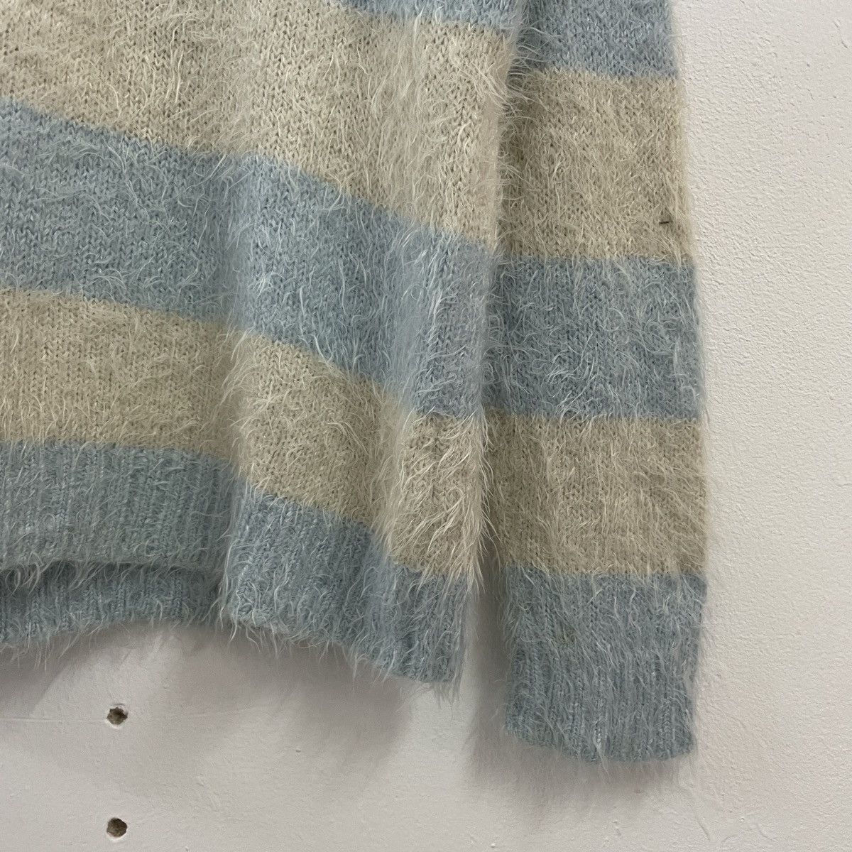 Aran Isles Knitwear × Other Cleft De Sol Stripe Conhet Mohair Knitwear Size US S / EU 44-46 / 1 - 9 Thumbnail