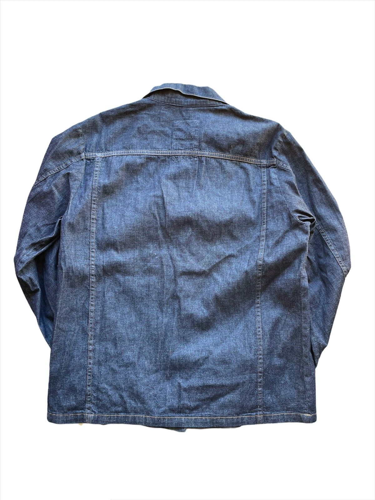 Helmut Lang Sz50 1998 Denim Shirt Light Jacket Size US L / EU 52-54 / 3 - 3 Thumbnail
