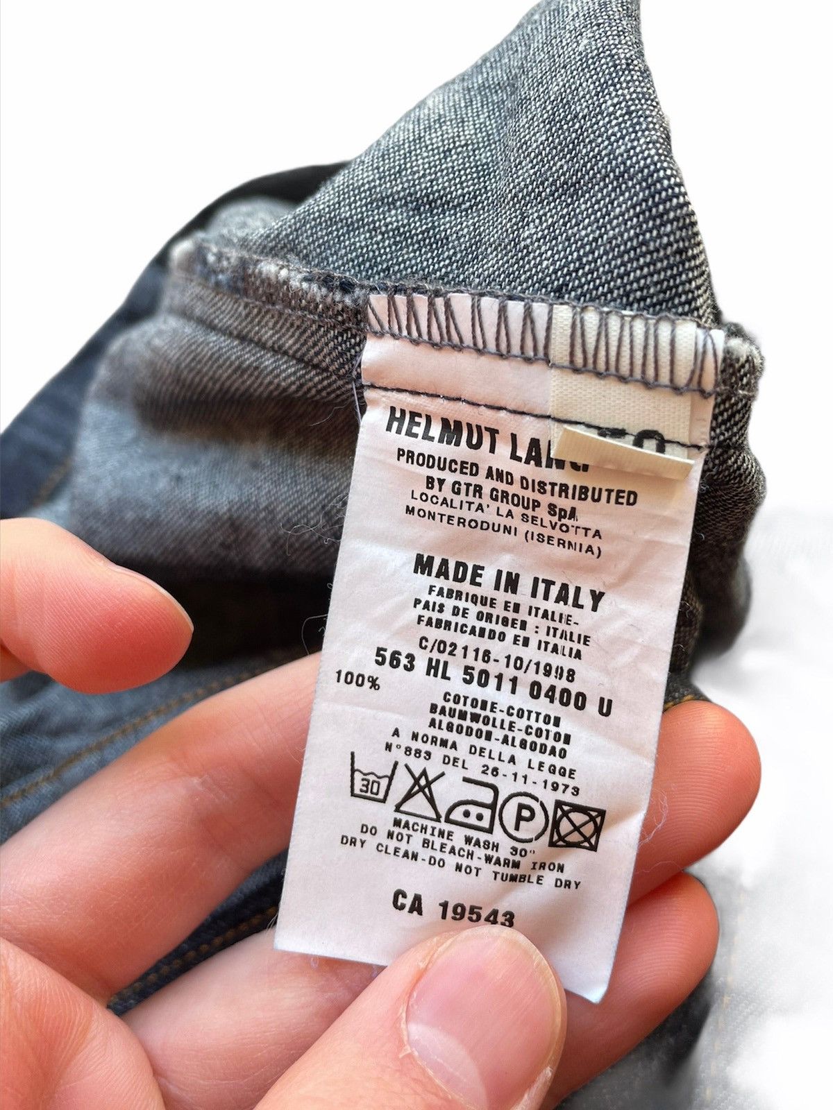 Helmut Lang Sz50 1998 Denim Shirt Light Jacket Size US L / EU 52-54 / 3 - 5 Thumbnail