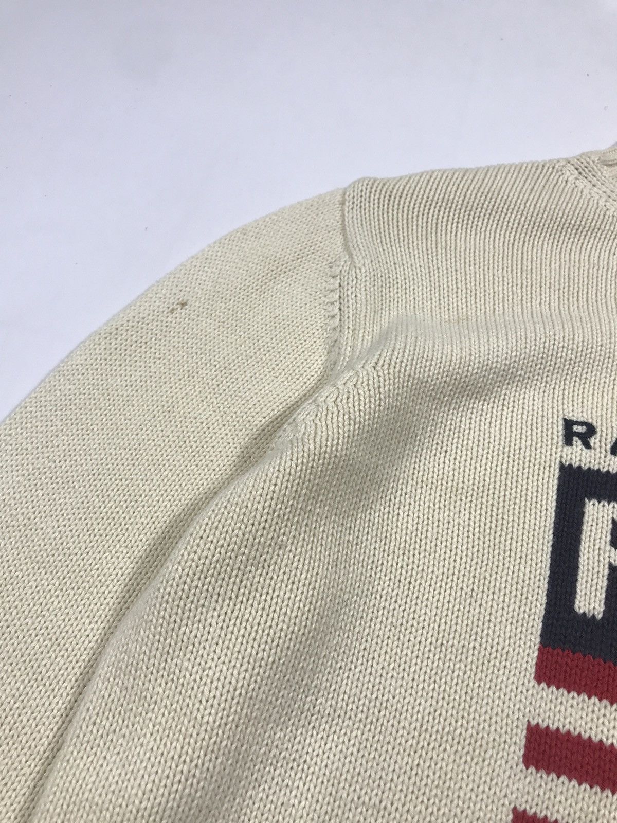 Polo Ralph Lauren Vintage Polo Ralph Lauren Flag Knit Sweater Size S / US 4 / IT 40 - 4 Thumbnail
