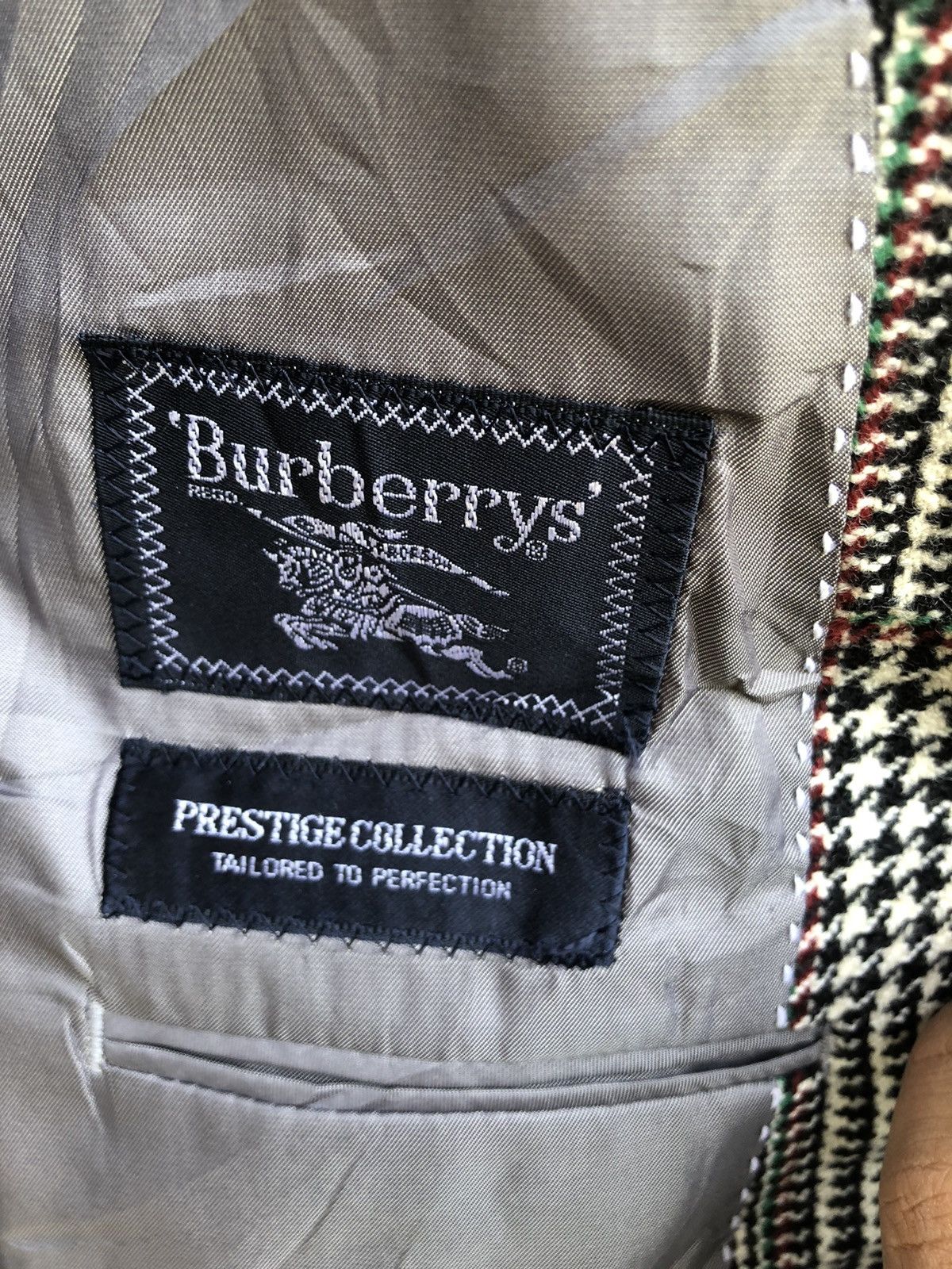 Burberry Burberry Printed Blazer Jacket Size 40S - 3 Thumbnail