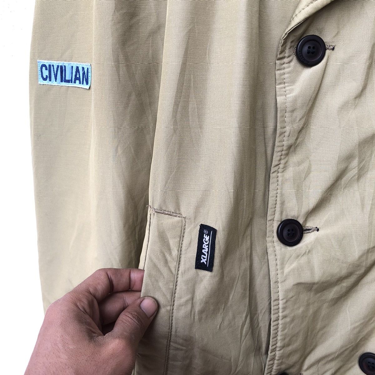Vintage VINTAGE X LARGE CIVILIAN QUILTED JACKET Size US XL / EU 56 / 4 - 5 Thumbnail