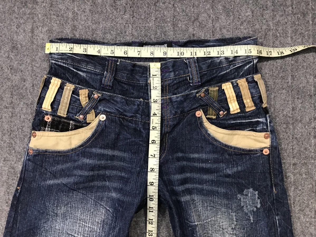 Japanese Brand × Vintage Vintage Explosion Double Waist Pocket Design Jeans Size US 32 / EU 48 - 16 Thumbnail