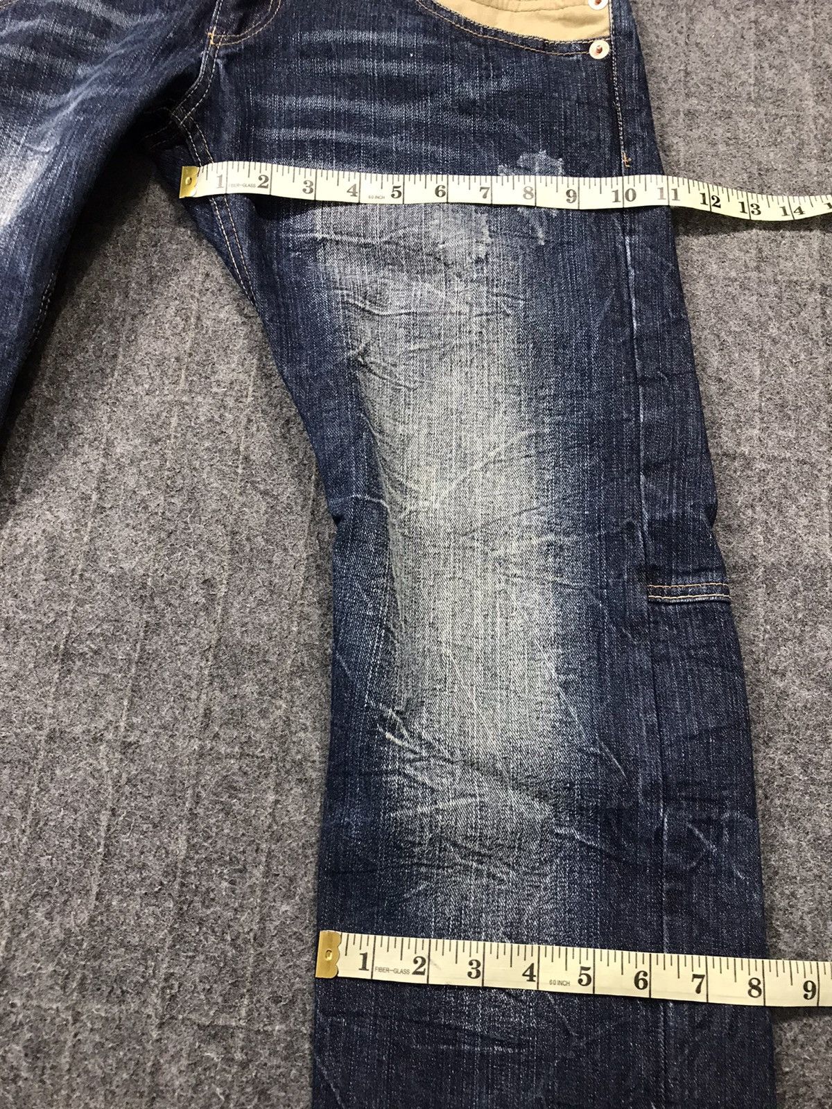 Japanese Brand × Vintage Vintage Explosion Double Waist Pocket Design Jeans Size US 32 / EU 48 - 17 Thumbnail