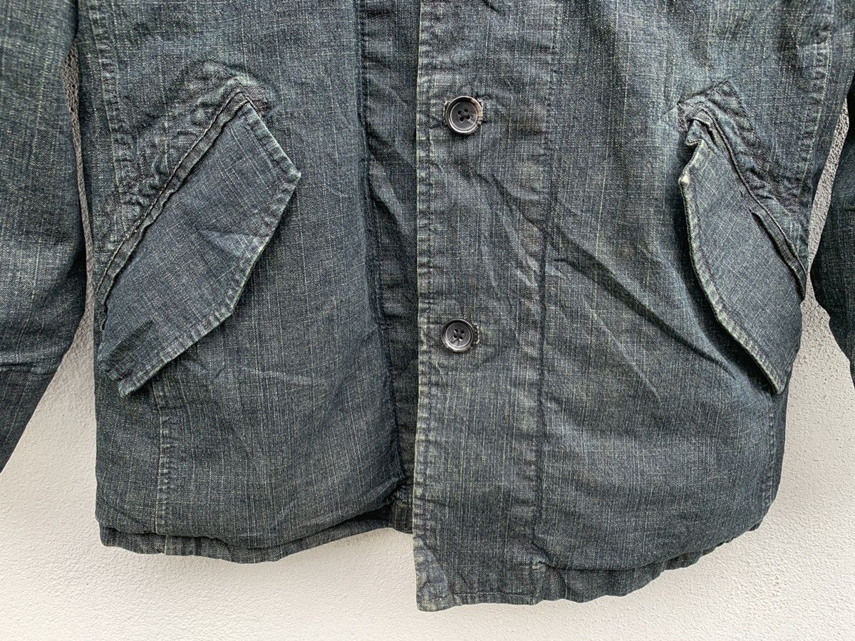 Japanese Brand 90s Kansai Yamamoto Denim Jeans Chore Jacket Size US XL / EU 56 / 4 - 11 Thumbnail