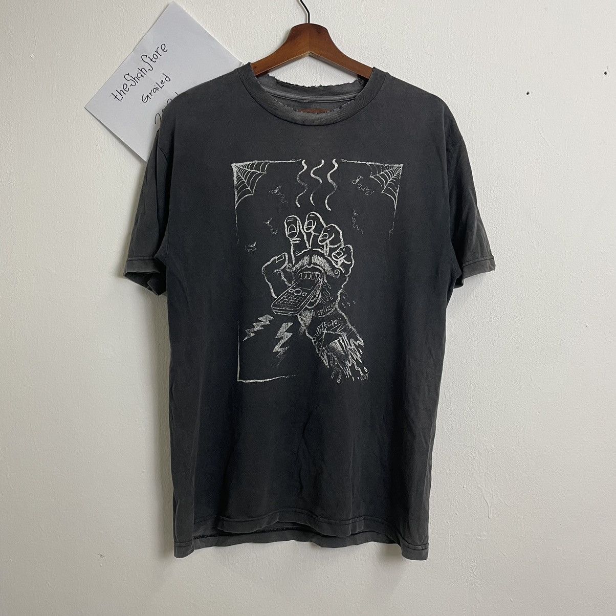 Vintage Vintage Santa Cruz Big Logo Distressed Faded Tee Size US M / EU 48-50 / 2 - 1 Thumbnail