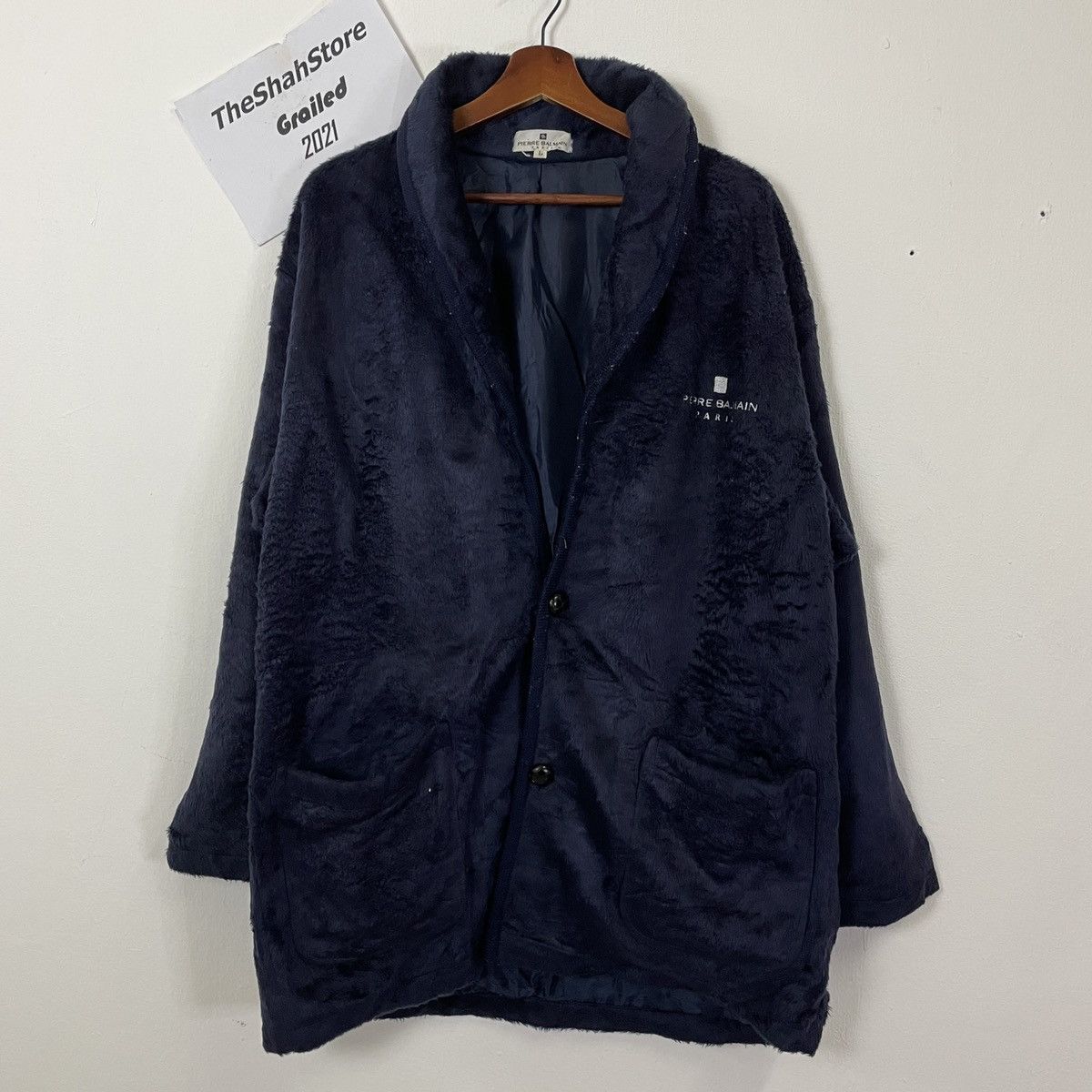 Pierre Balmain Vintage Pierre Balmain Embroidery Small Logo Fleece Jacket Size US L / EU 52-54 / 3 - 1 Thumbnail