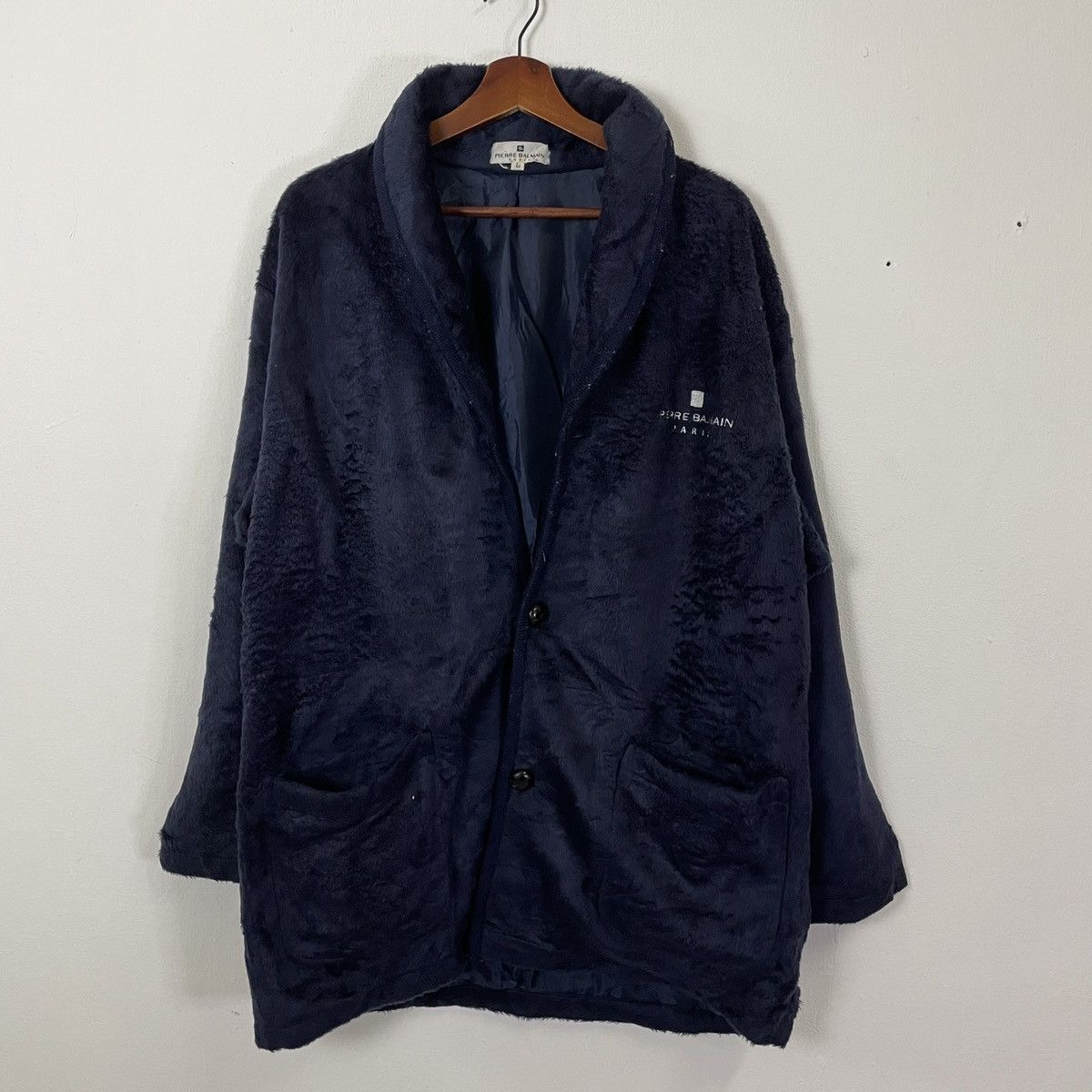 Pierre Balmain Vintage Pierre Balmain Embroidery Small Logo Fleece Jacket Size US L / EU 52-54 / 3 - 2 Thumbnail