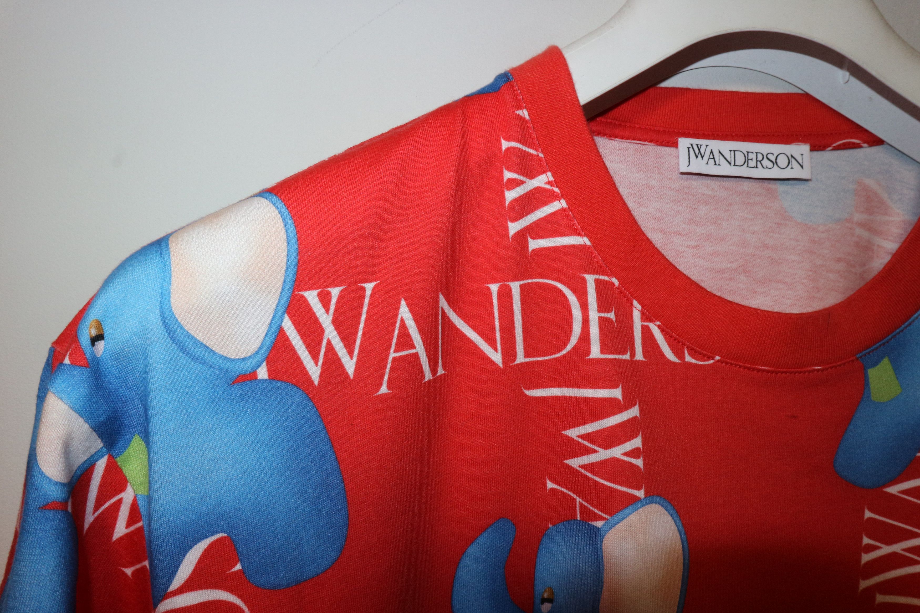 JW Anderson Elephant print t-shirt Size US XL / EU 56 / 4 - 4 Thumbnail