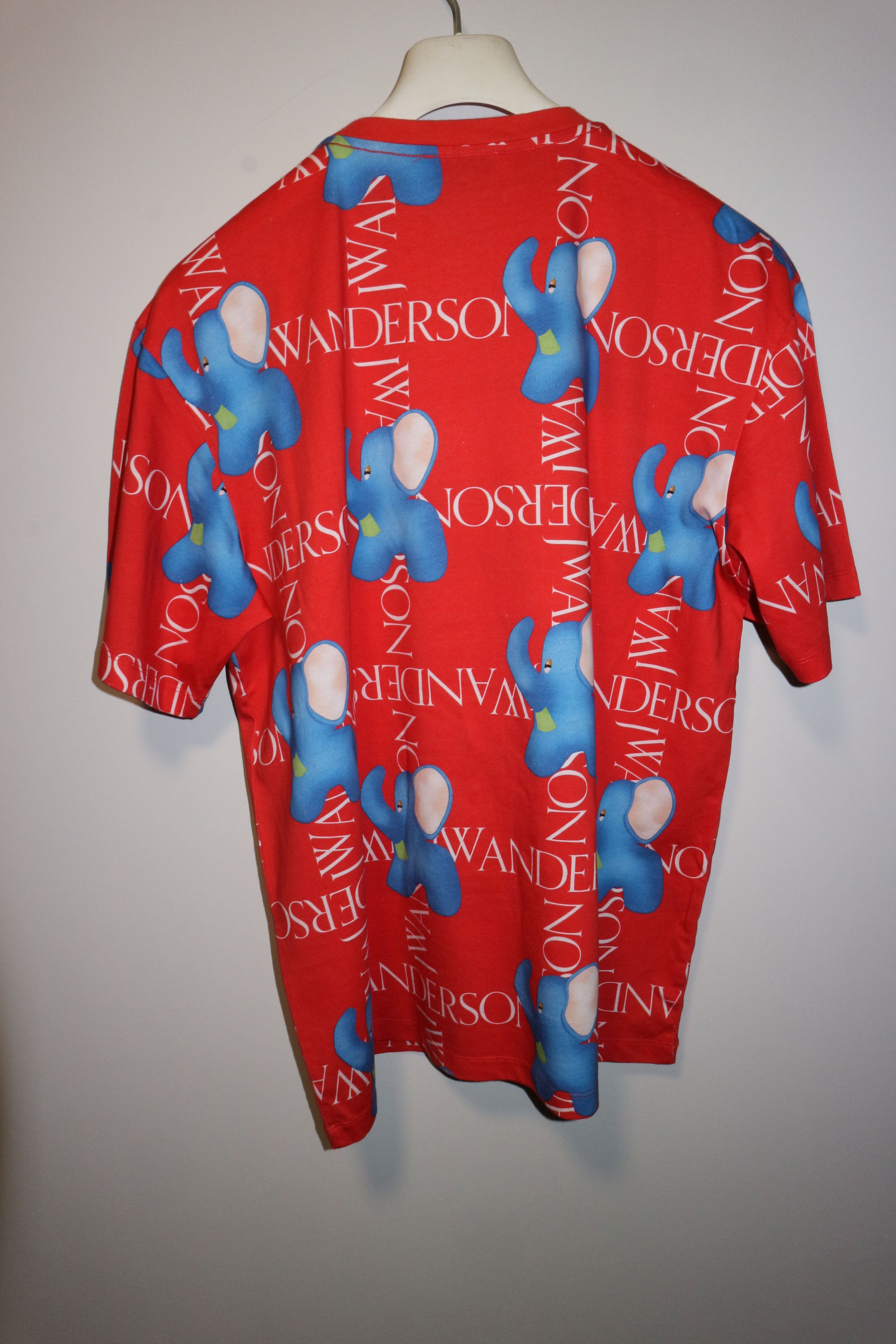 JW Anderson Elephant print t-shirt Size US XL / EU 56 / 4 - 7 Thumbnail