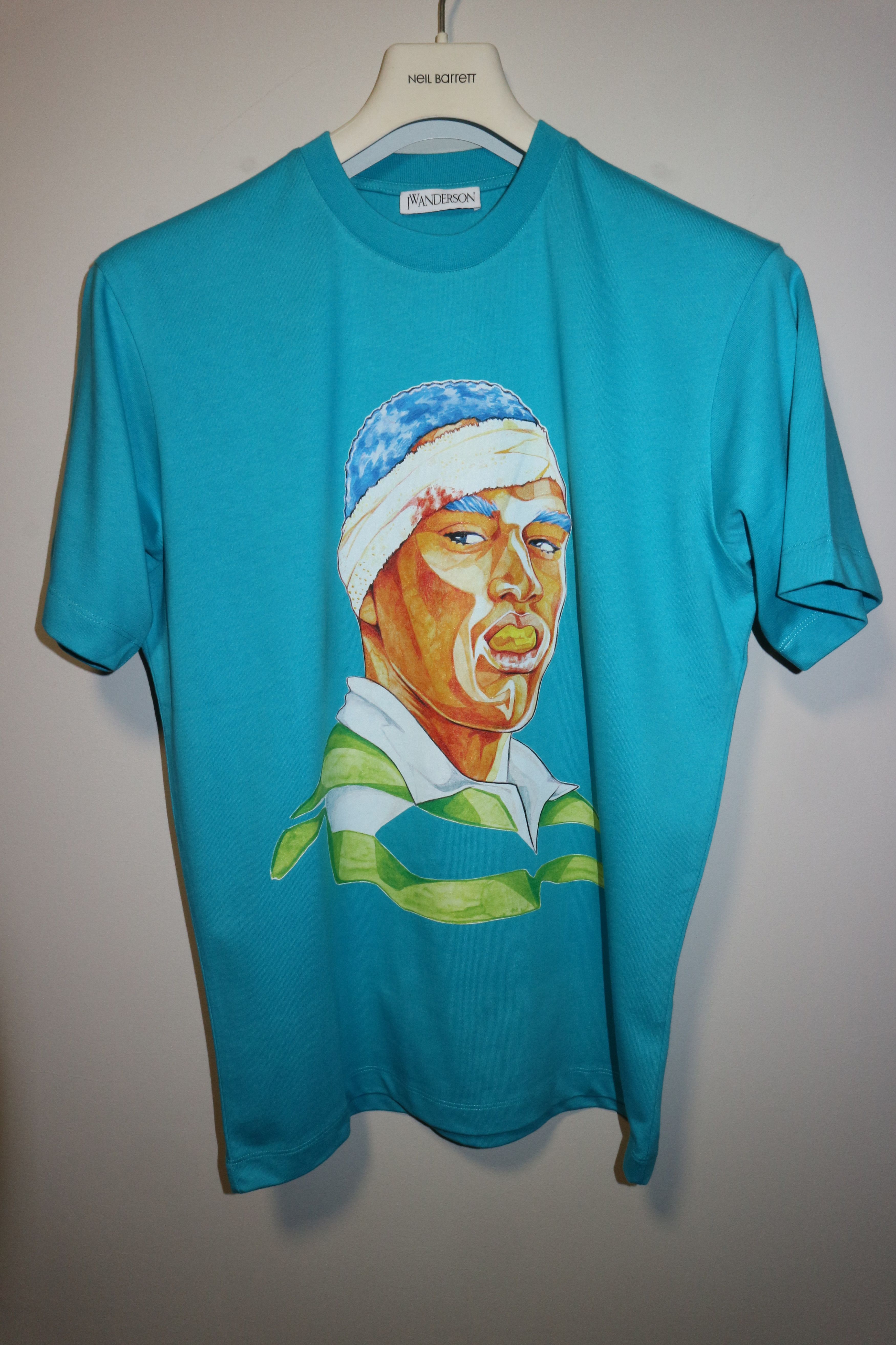 JW Anderson Oversized rugby face t-shirt Size US XXS / EU 40 - 2 Thumbnail