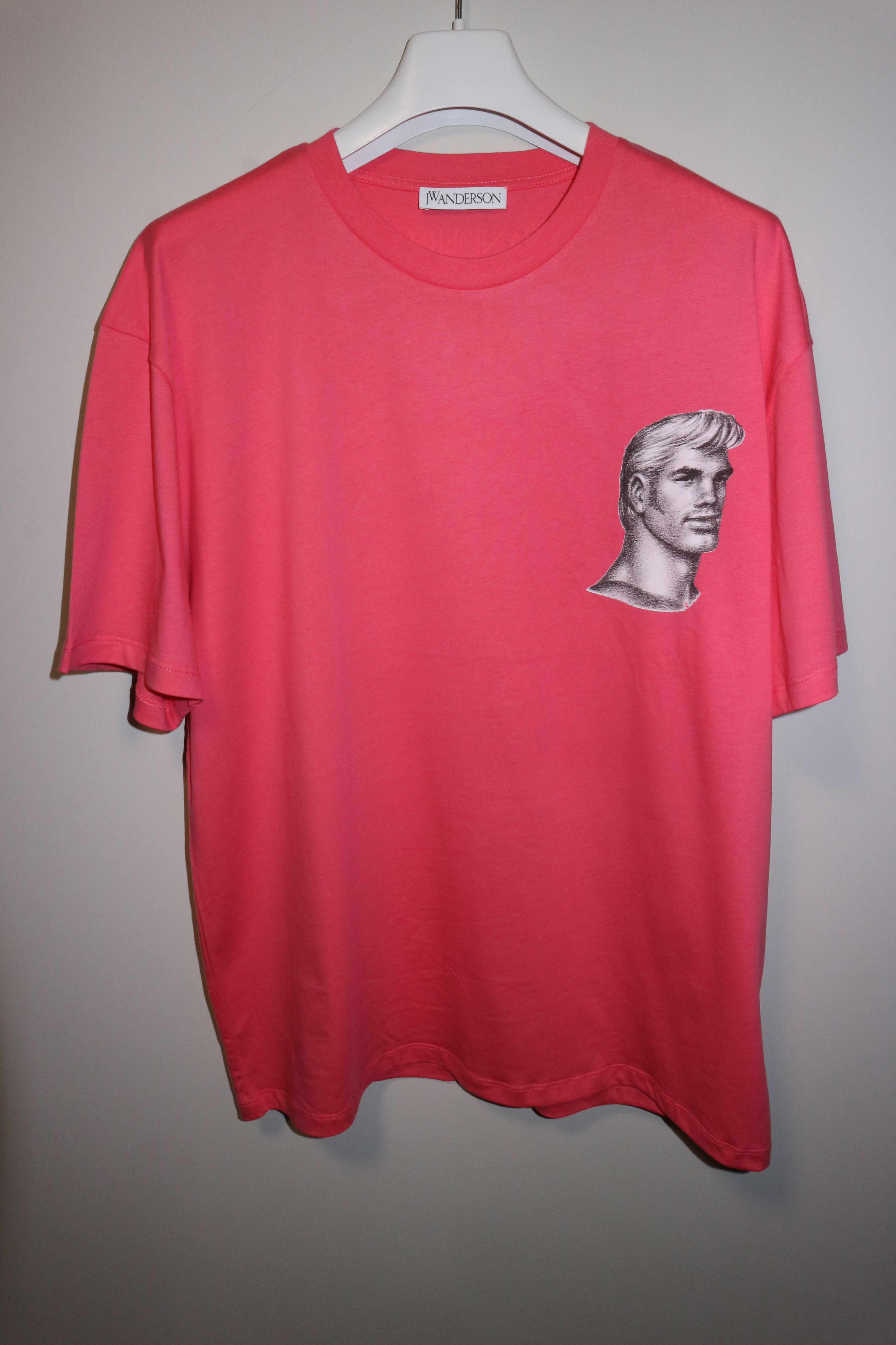 Pre-owned Jw Anderson Tom Of Finland Print T-shirt In Multi