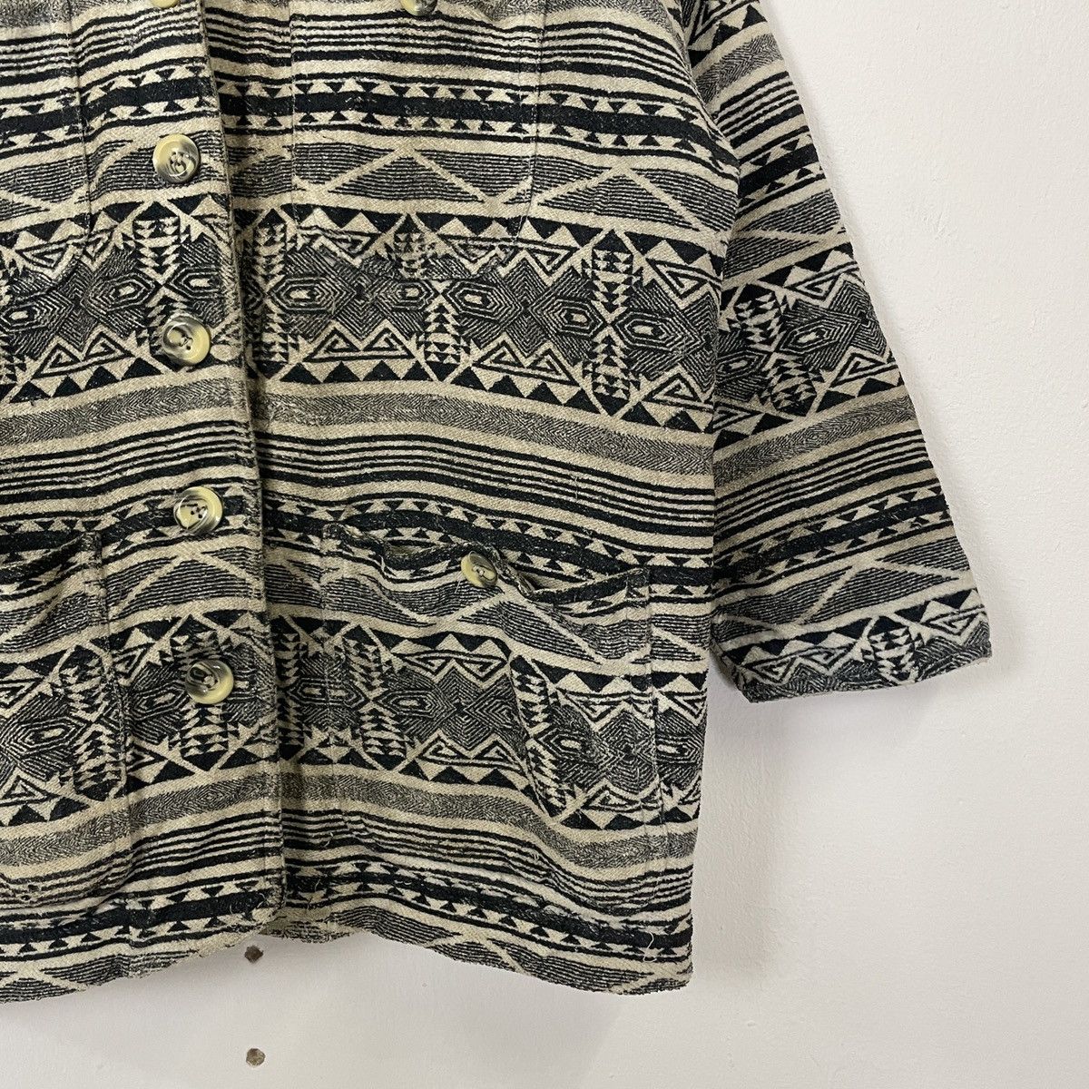 Japanese Brand Vintage D-Studio Aztex Navajo Style Jacket Size US M / EU 48-50 / 2 - 2 Thumbnail