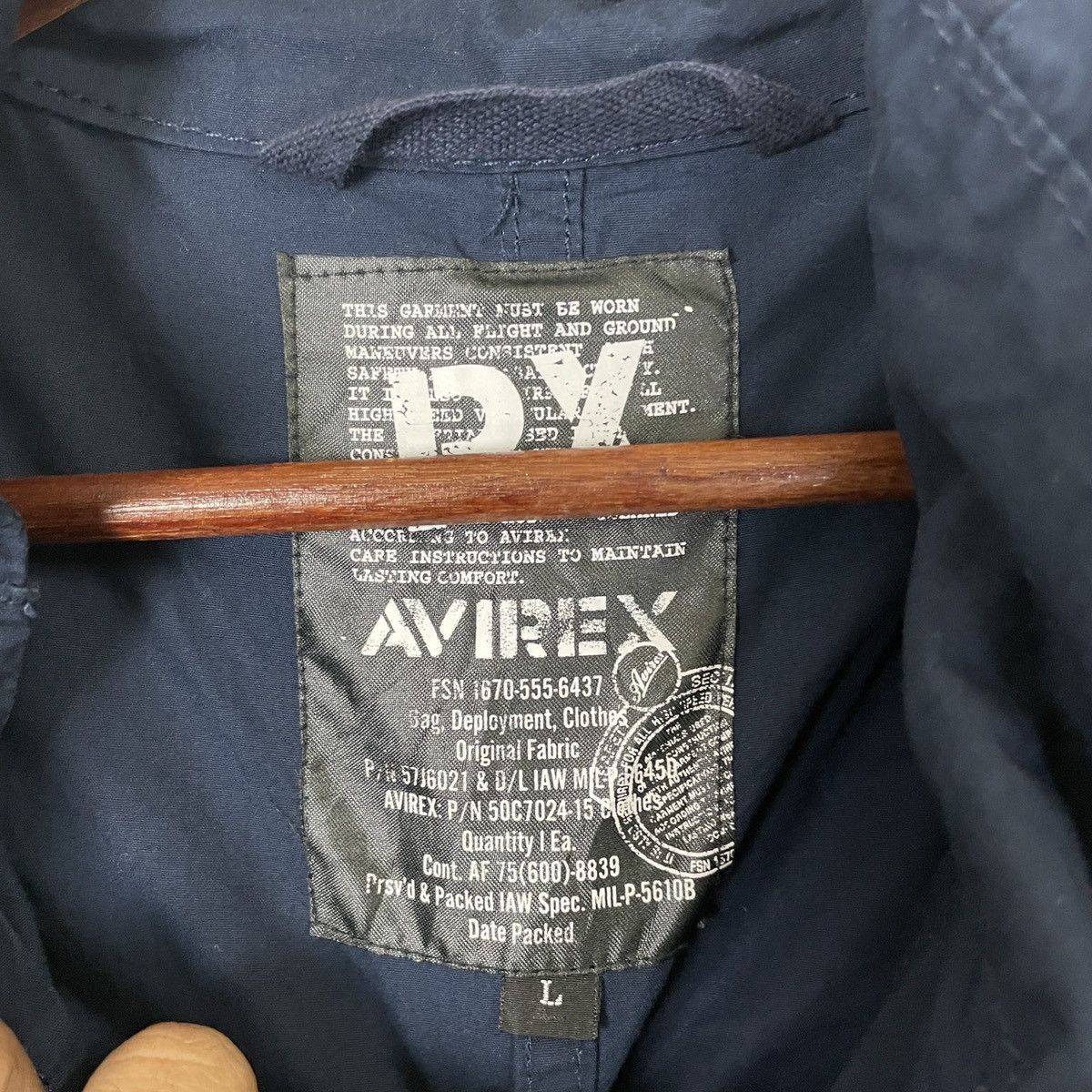 Avirex Vintage Avirex 50C7024-15 Army Hoodies Jacket Size US L / EU 52-54 / 3 - 5 Thumbnail