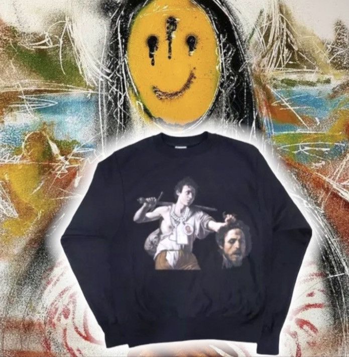 Champion × Rap Tees 🆕 OG PRaY 🙏🏼FoR PaRiS CReWNeCKs ⚖️🦂 Size US M / EU 48-50 / 2 - 1 Thumbnail