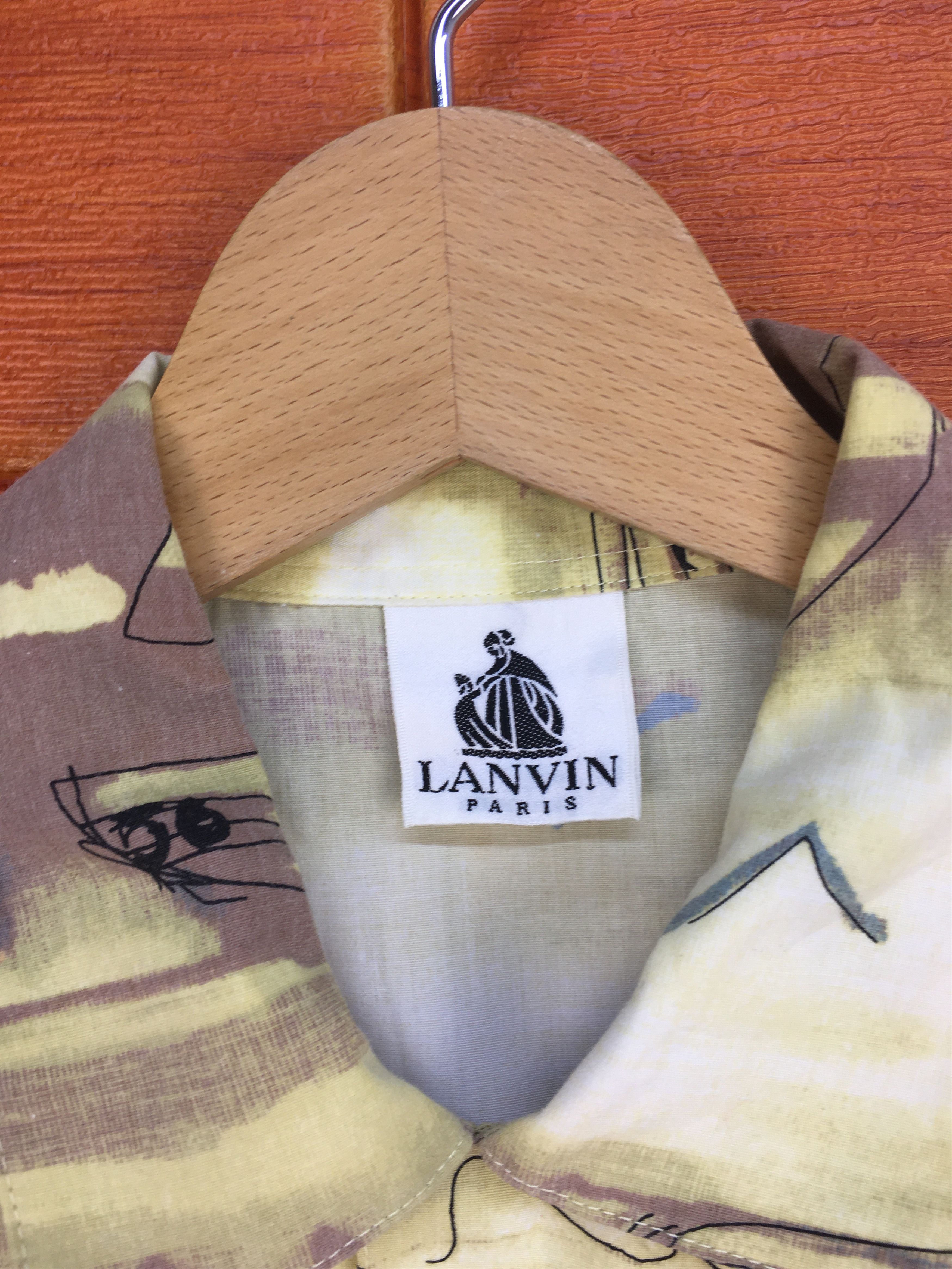 Lanvin Lanvin Paris Sailing Boat Fullprint Button Up Shirt Size US M / EU 48-50 / 2 - 5 Thumbnail