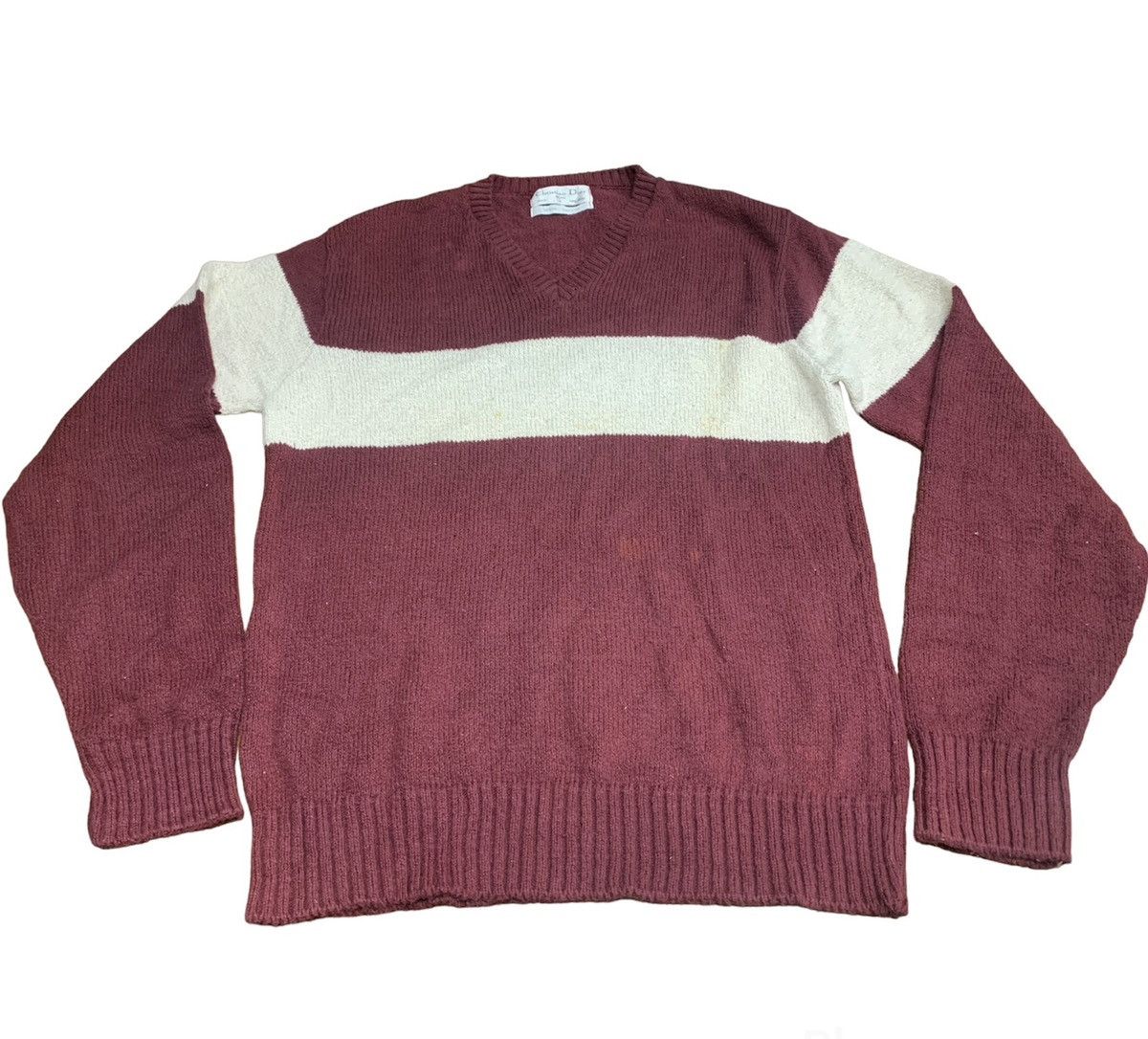 Christian Dior Monsieur × Designer × Dior Authentic Vintage CHRISTIAN DIOR Knit Actif Crewneck Size US L / EU 52-54 / 3 - 4 Thumbnail