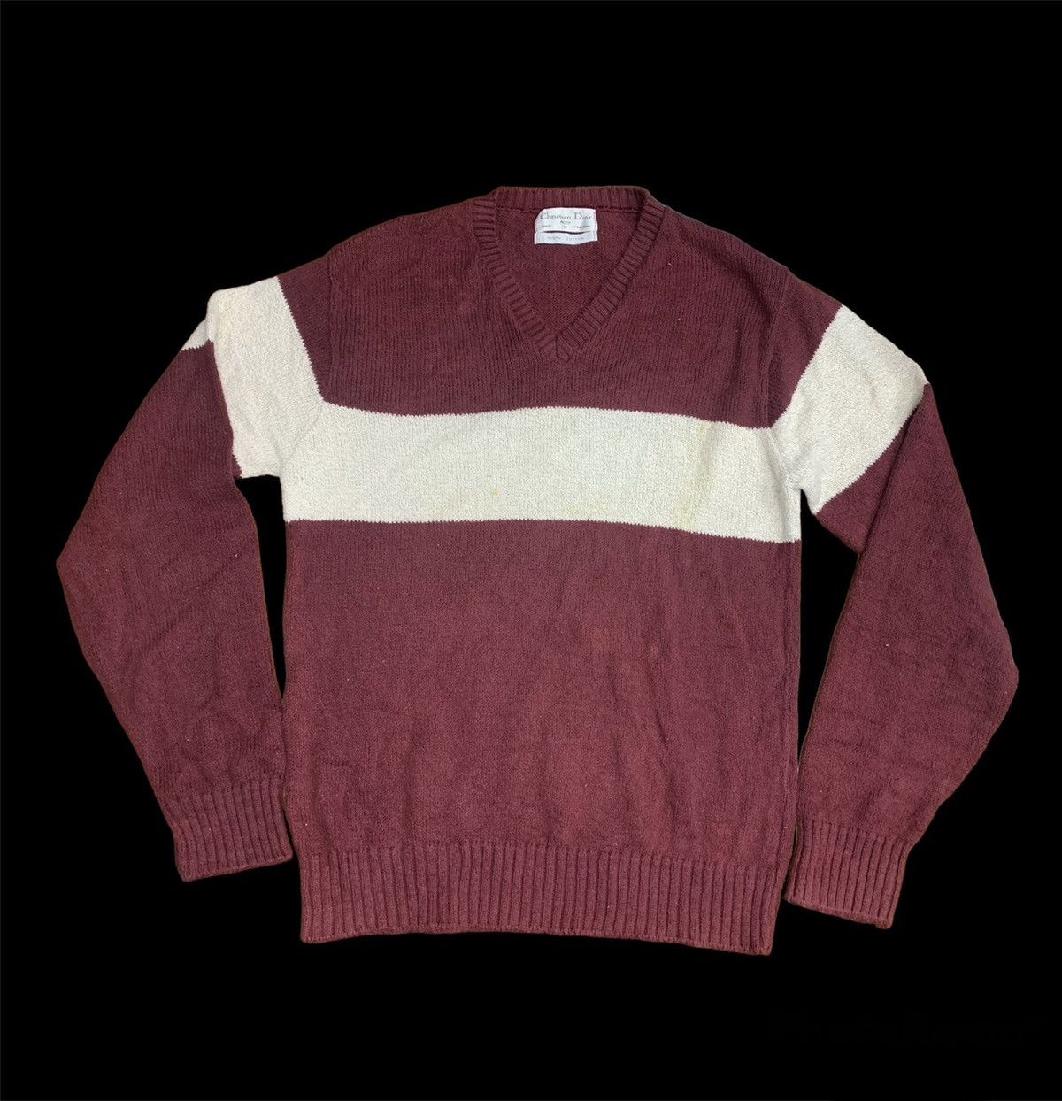 Christian Dior Monsieur × Designer × Dior Authentic Vintage CHRISTIAN DIOR Knit Actif Crewneck Size US L / EU 52-54 / 3 - 6 Thumbnail
