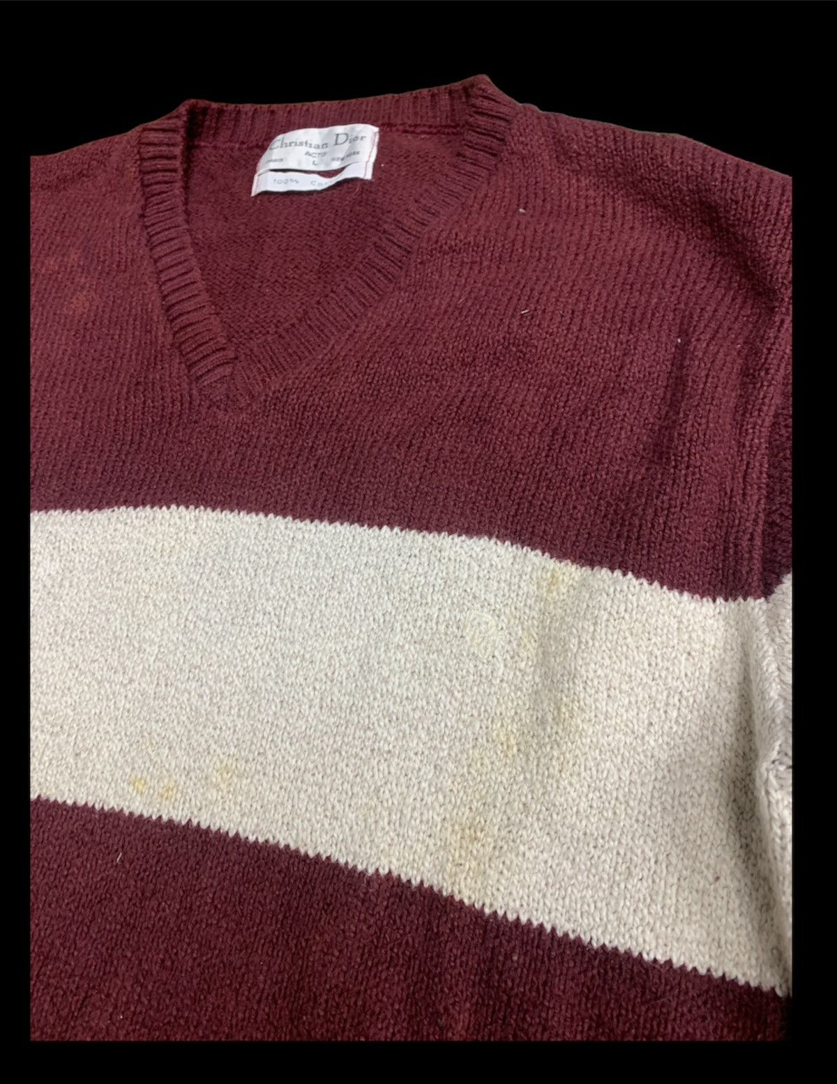 Christian Dior Monsieur × Designer × Dior Authentic Vintage CHRISTIAN DIOR Knit Actif Crewneck Size US L / EU 52-54 / 3 - 12 Thumbnail