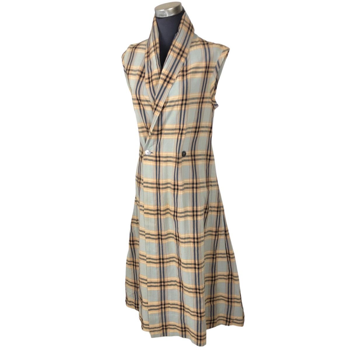Comme des Garcons Vintage 1997 S/S Tricot Comme Des Garcons Plaid Maxi Dress Size XS / US 0-2 / IT 36-38 - 21 Thumbnail