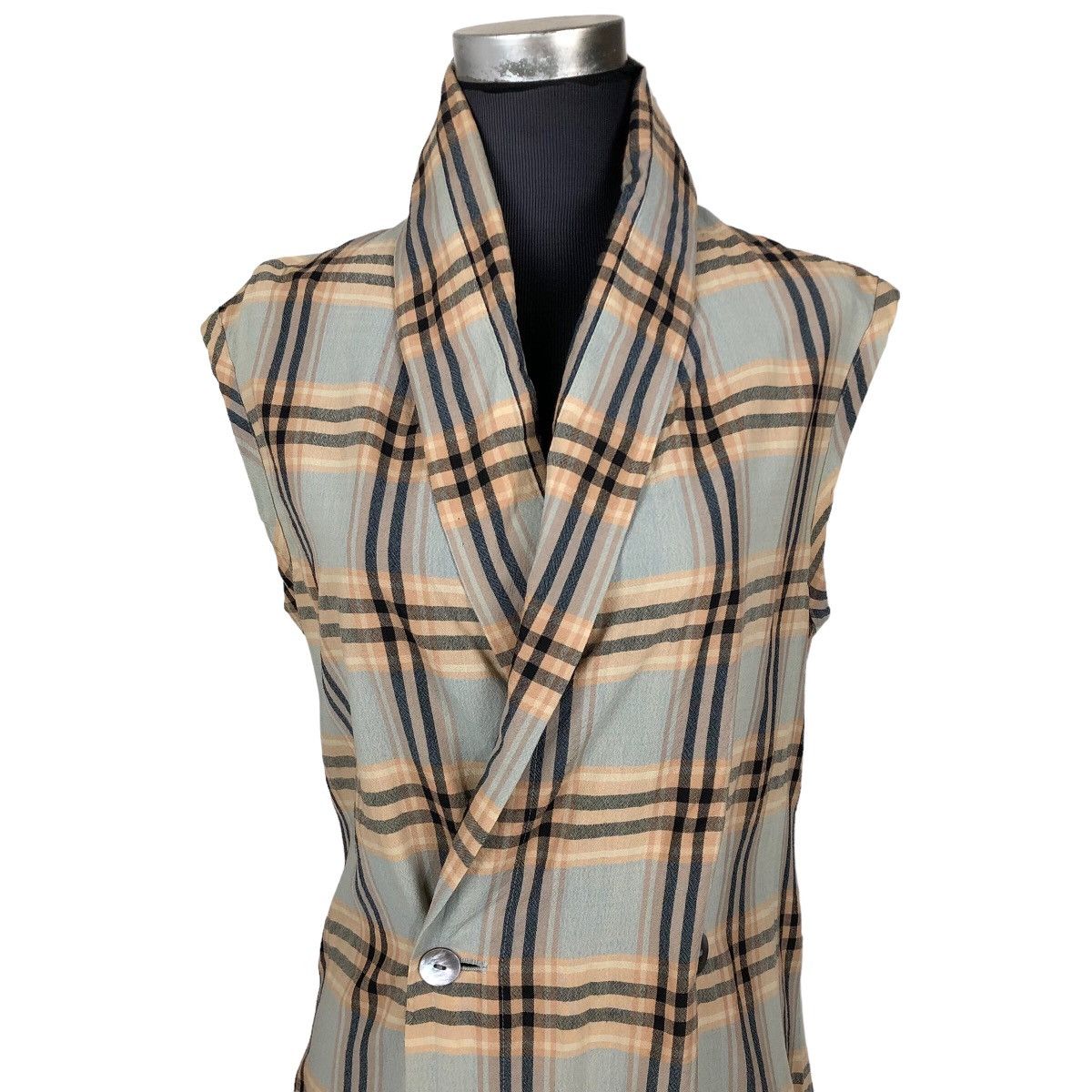 Comme des Garcons Vintage 1997 S/S Tricot Comme Des Garcons Plaid Maxi Dress Size XS / US 0-2 / IT 36-38 - 8 Thumbnail
