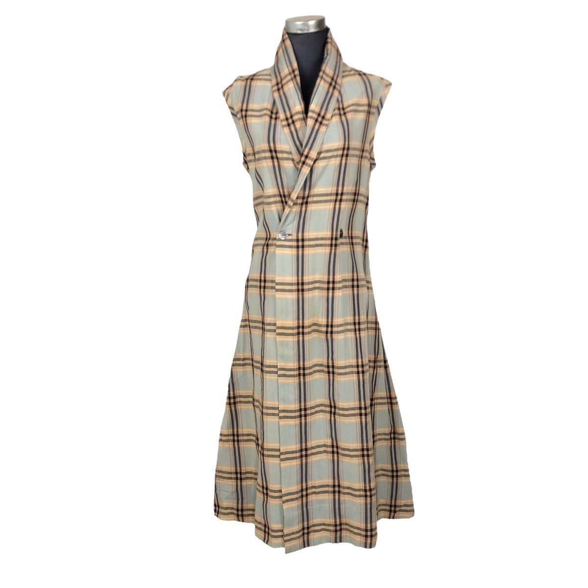 Comme des Garcons Vintage 1997 S/S Tricot Comme Des Garcons Plaid Maxi Dress Size XS / US 0-2 / IT 36-38 - 1 Thumbnail
