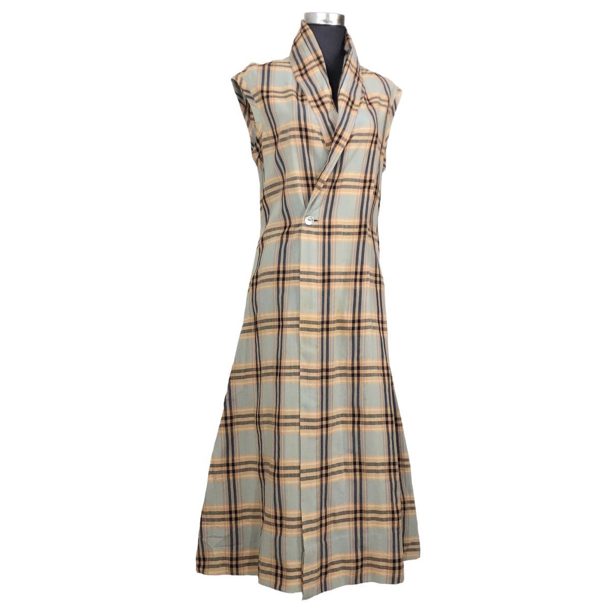 Comme des Garcons Vintage 1997 S/S Tricot Comme Des Garcons Plaid Maxi Dress Size XS / US 0-2 / IT 36-38 - 20 Thumbnail