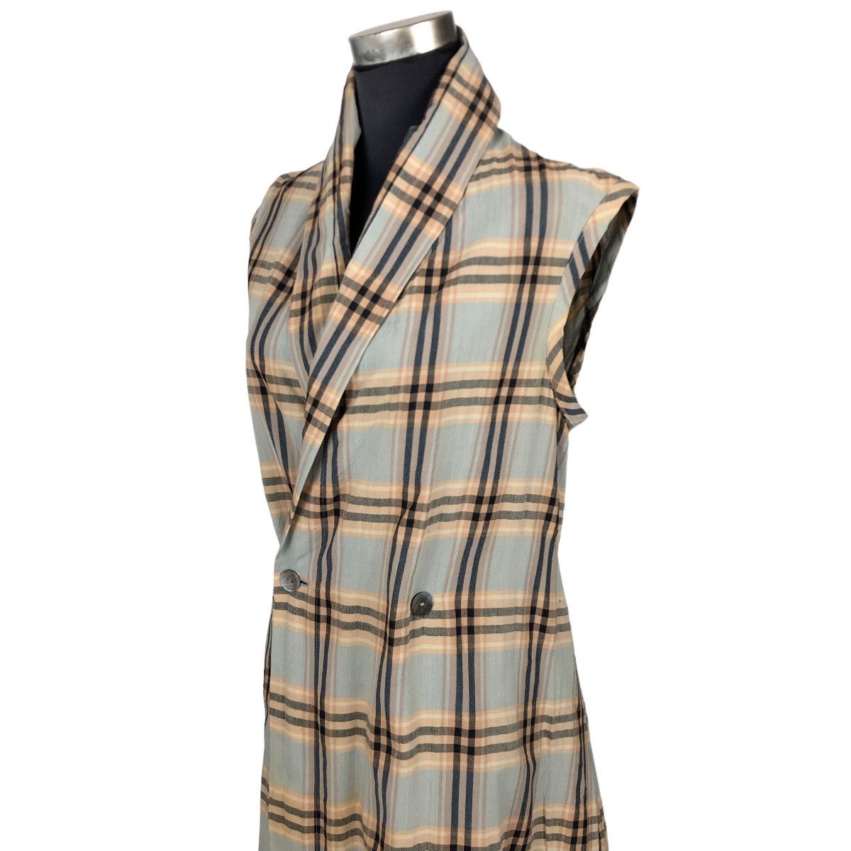 Comme des Garcons Vintage 1997 S/S Tricot Comme Des Garcons Plaid Maxi Dress Size XS / US 0-2 / IT 36-38 - 24 Thumbnail