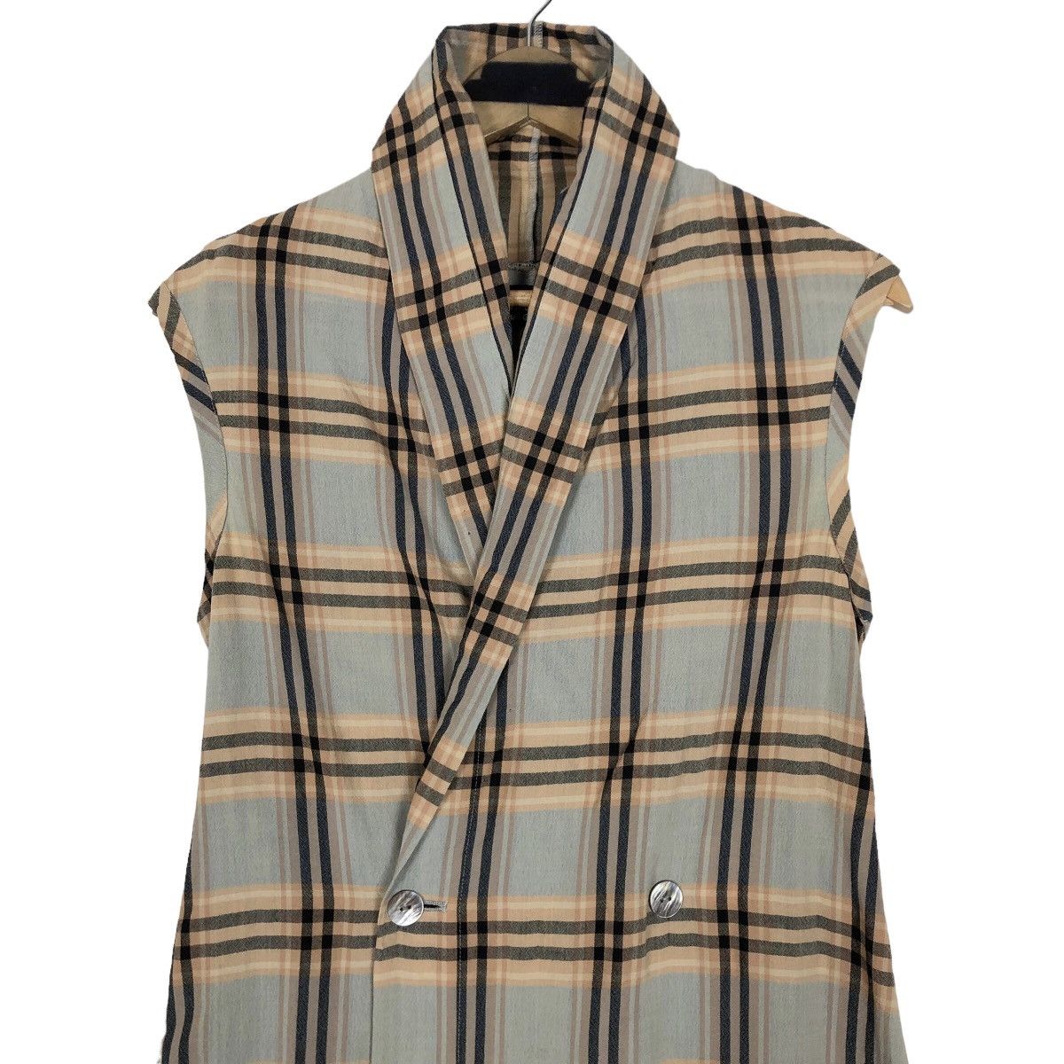 Comme des Garcons Vintage 1997 S/S Tricot Comme Des Garcons Plaid Maxi Dress Size XS / US 0-2 / IT 36-38 - 4 Thumbnail