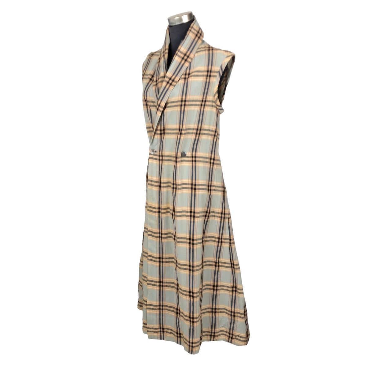 Comme des Garcons Vintage 1997 S/S Tricot Comme Des Garcons Plaid Maxi Dress Size XS / US 0-2 / IT 36-38 - 11 Thumbnail