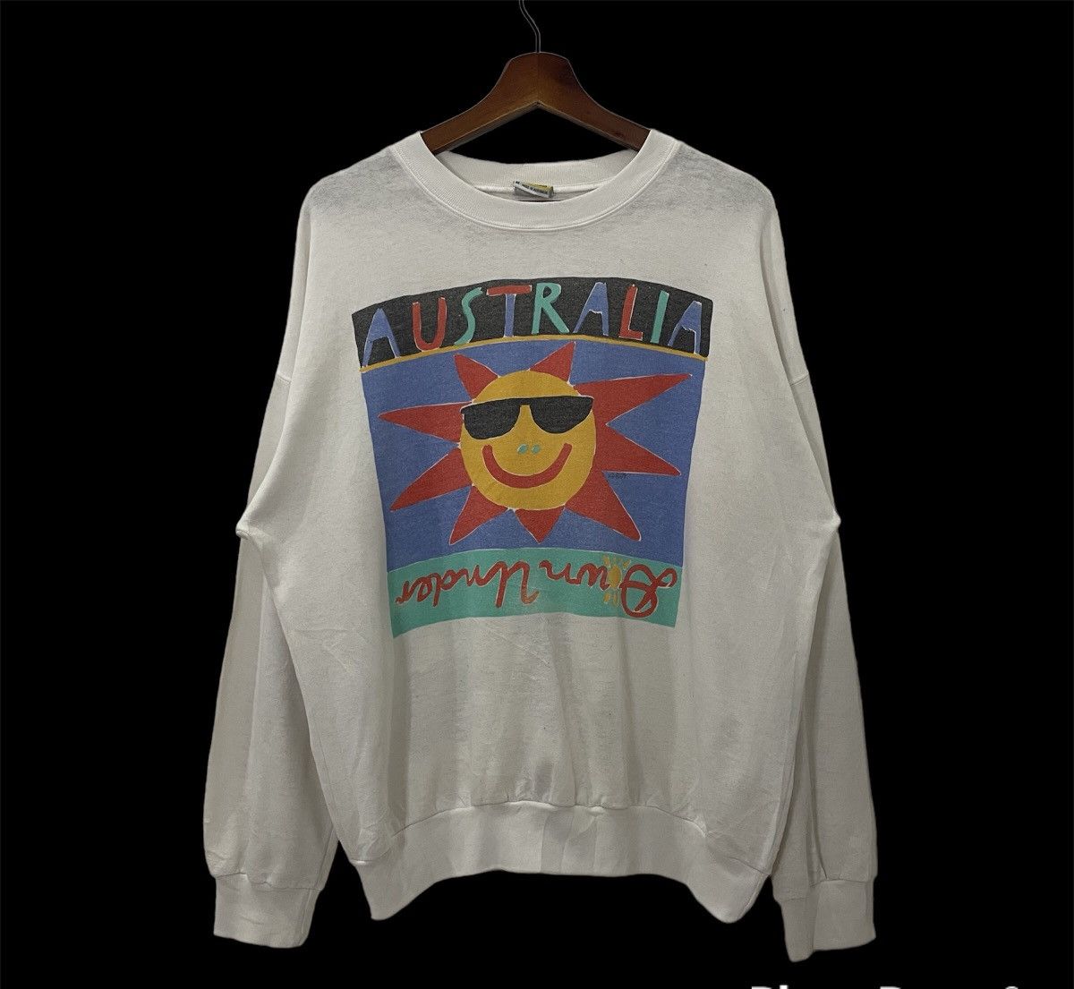 Man Made In Australia Vintage 90s Australia Sweatshirt Size US L / EU 52-54 / 3 - 1 Thumbnail