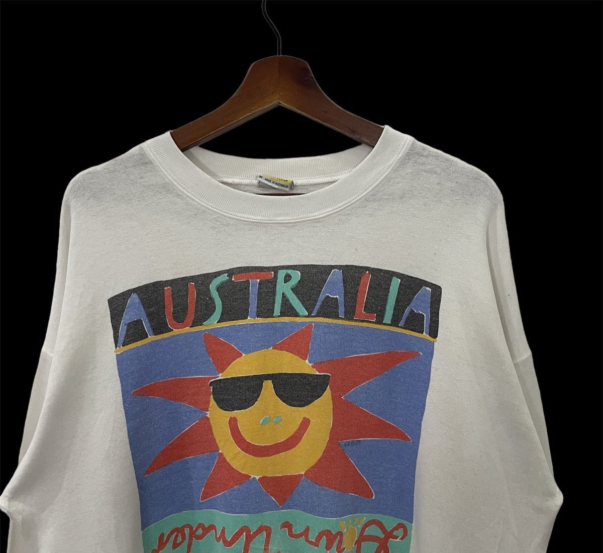 Man Made In Australia Vintage 90s Australia Sweatshirt Size US L / EU 52-54 / 3 - 4 Thumbnail