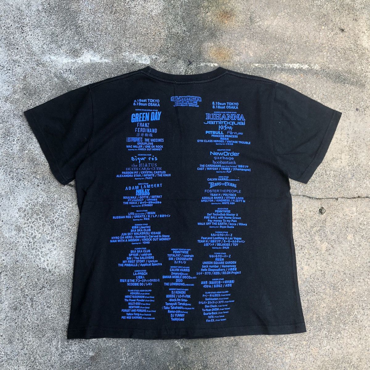 Band Tees × Vintage 🔥Rare🔥🇯🇵2012 Summer Sonic Music Festival Famous Band Concert Size US S / EU 44-46 / 1 - 4 Thumbnail