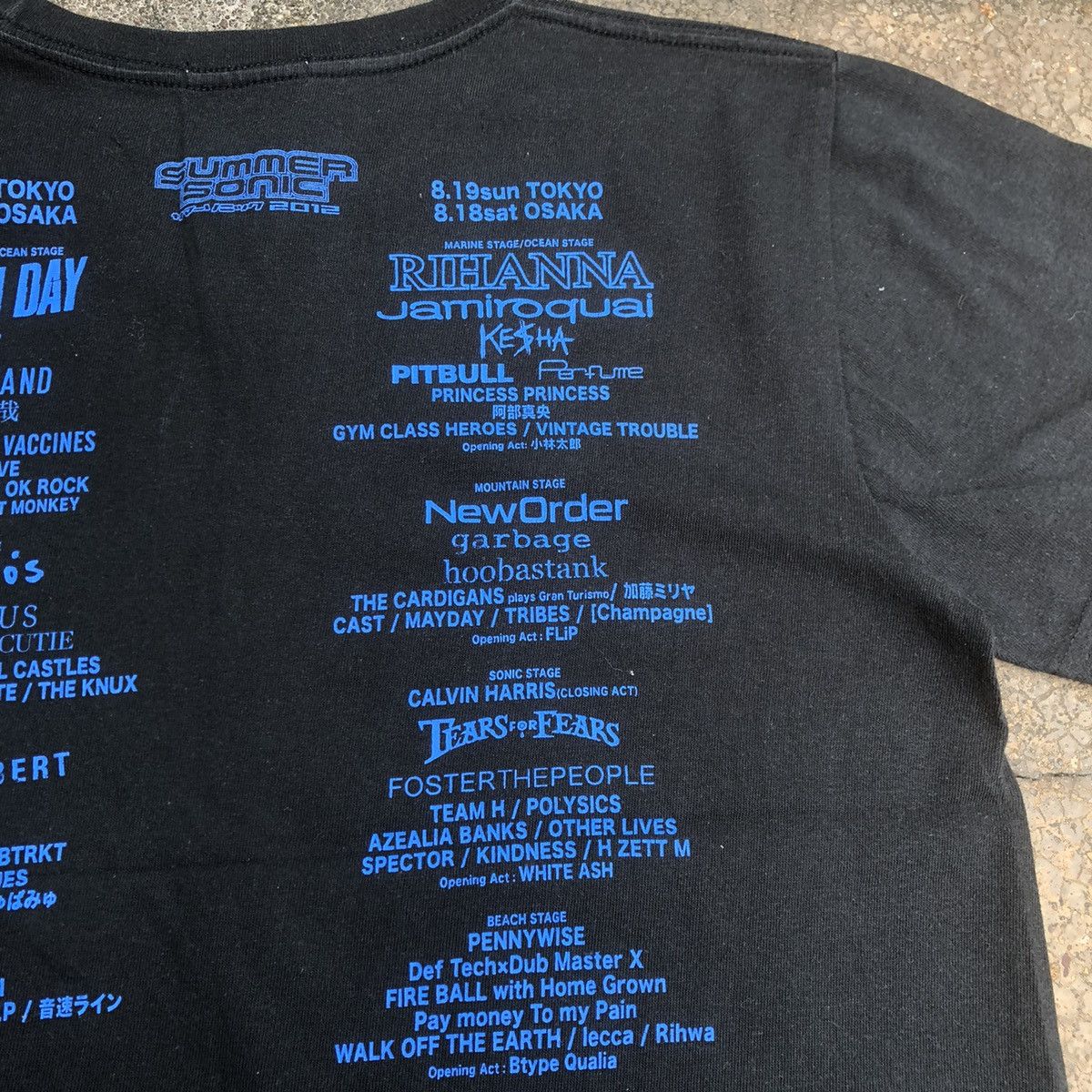 Band Tees × Vintage 🔥Rare🔥🇯🇵2012 Summer Sonic Music Festival Famous Band Concert Size US S / EU 44-46 / 1 - 6 Thumbnail